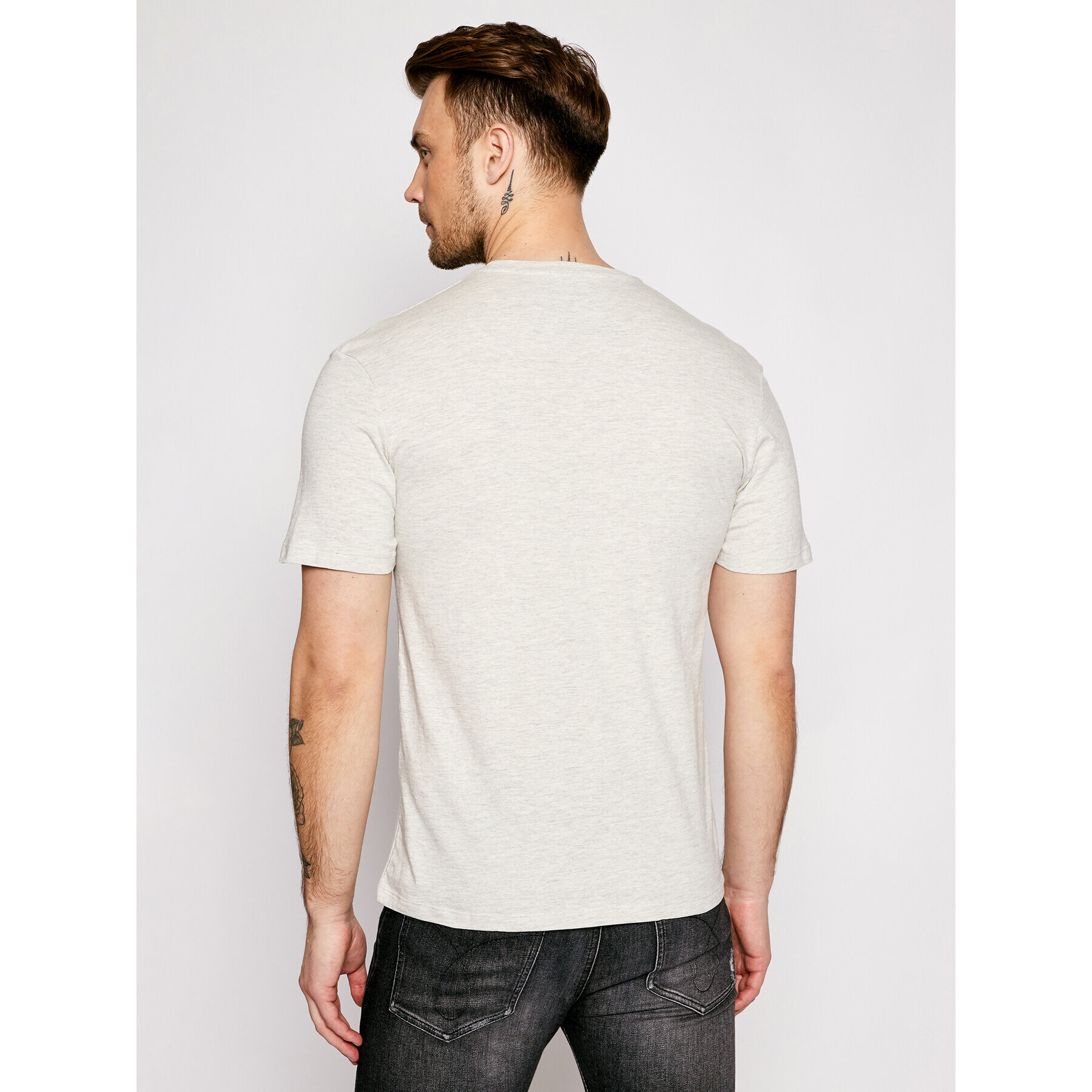 Jack&Jones T-Shirt Preston Big 12192589 Šedá Relaxed Fit - Pepit.cz