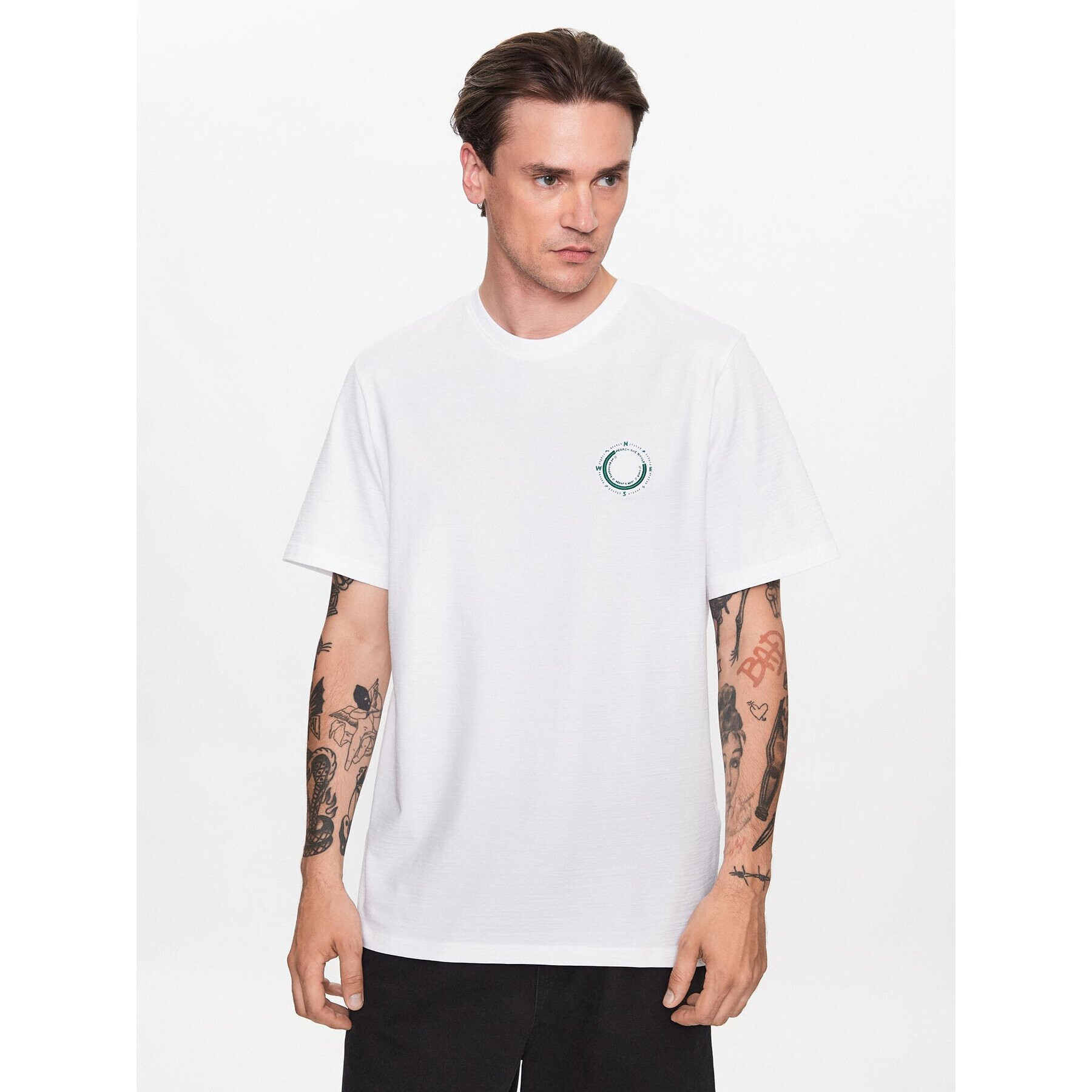 Jack&Jones T-Shirt Sea 12235301 Bílá Standard Fit - Pepit.cz