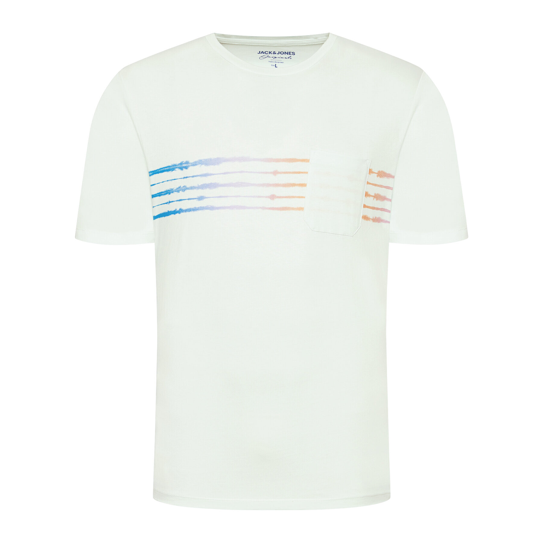 Jack&Jones T-Shirt Shibori 12189045 Zelená Relaxed Fit - Pepit.cz