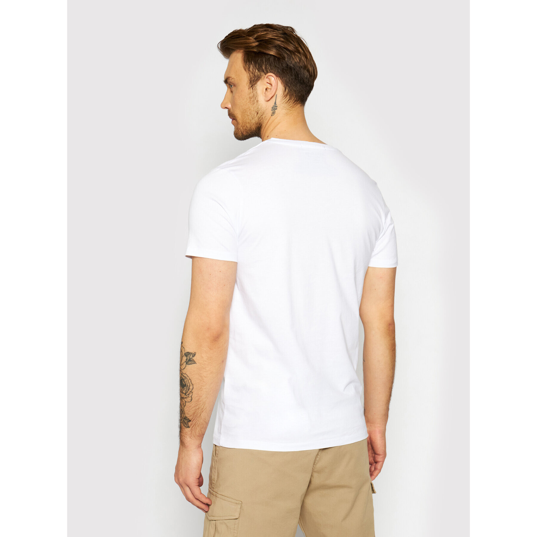 Jack&Jones T-Shirt Stop 12188650 Bílá Regular Fit - Pepit.cz