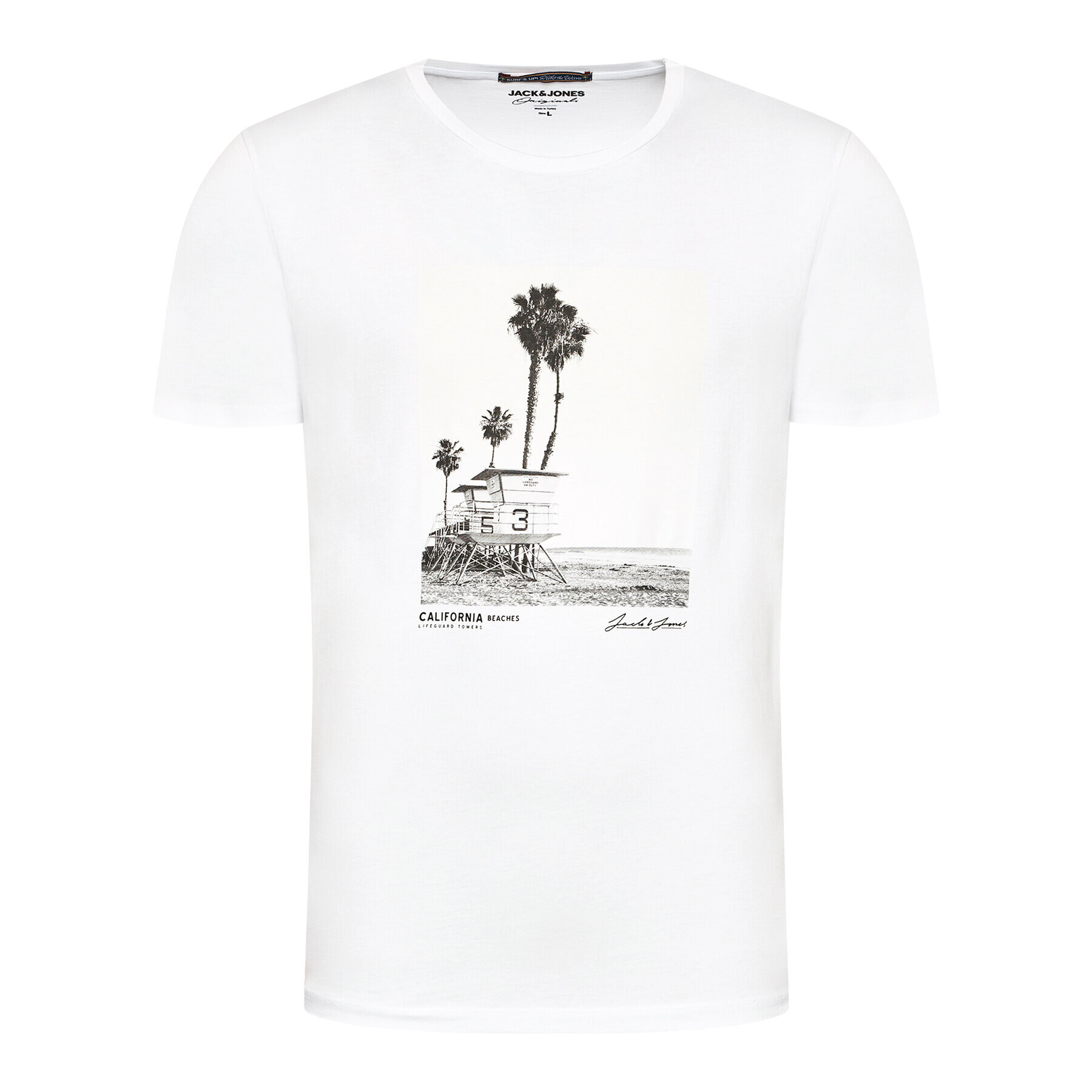 Jack&Jones T-Shirt Stop 12188650 Bílá Regular Fit - Pepit.cz