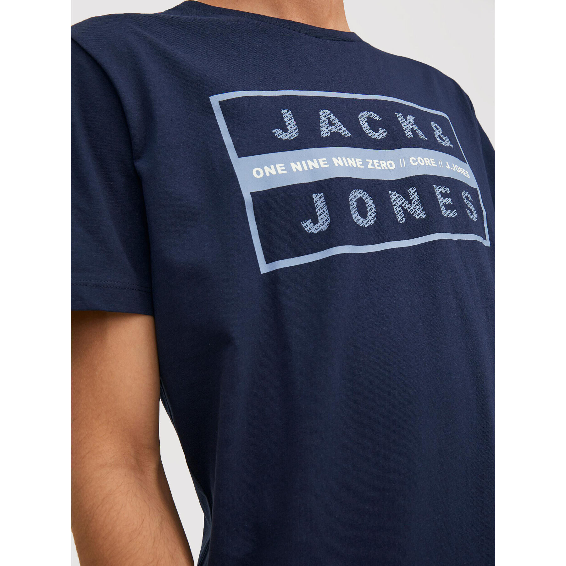 Jack&Jones T-Shirt Storm 12221191 Tmavomodrá Regular Fit - Pepit.cz