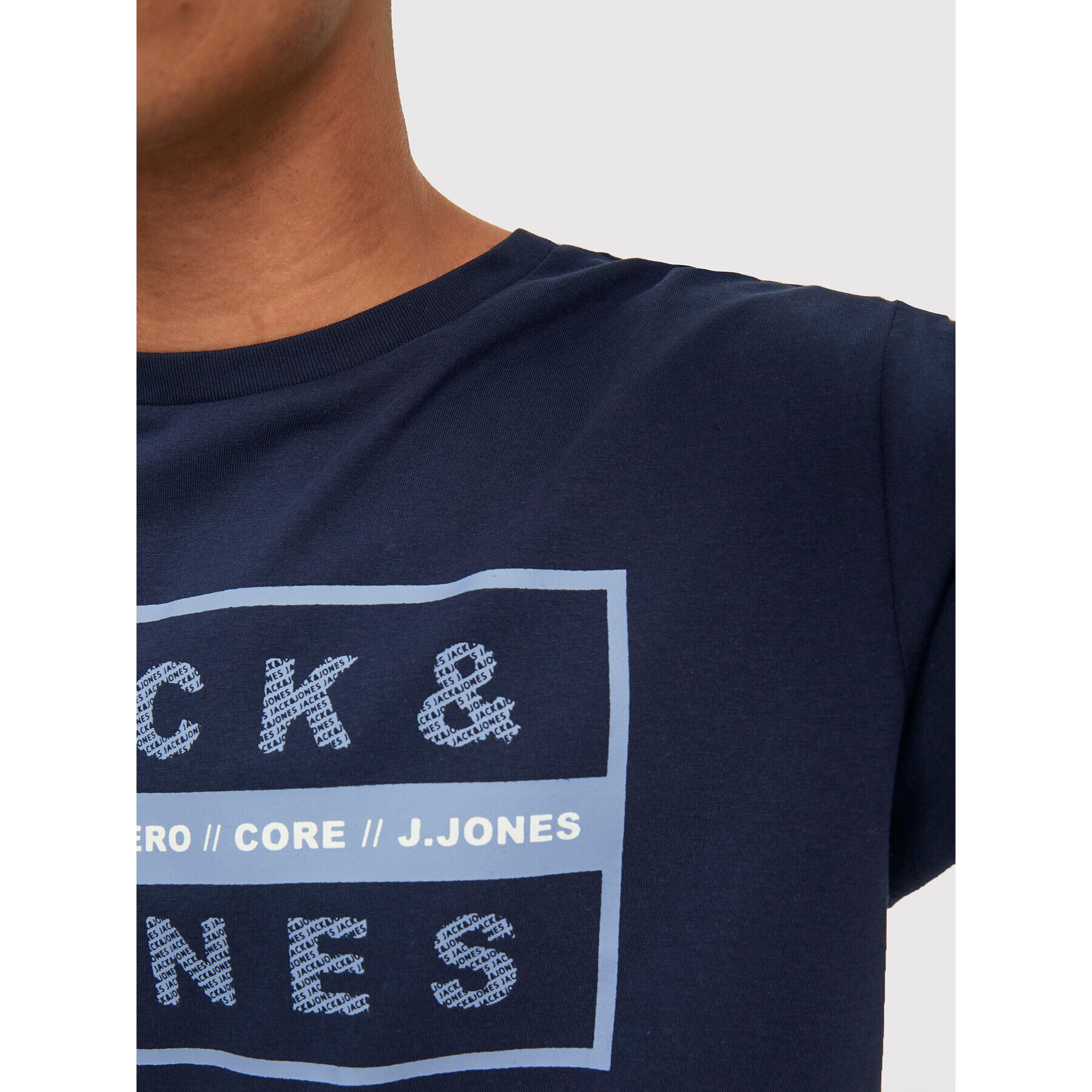 Jack&Jones T-Shirt Storm 12221191 Tmavomodrá Regular Fit - Pepit.cz