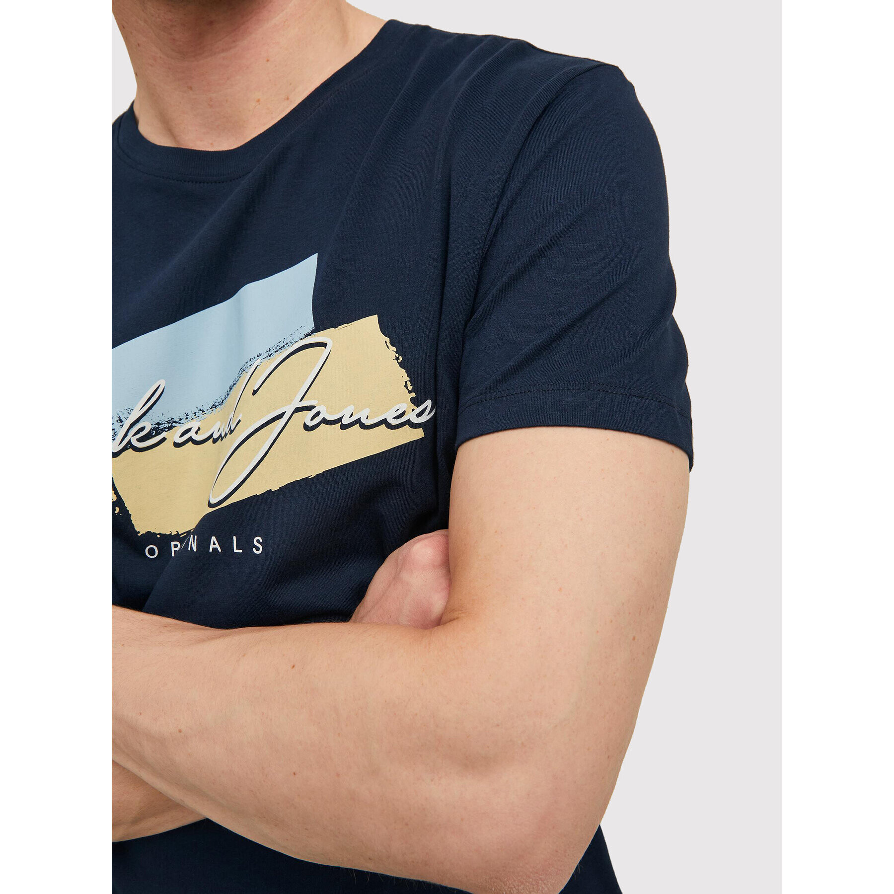 Jack&Jones T-Shirt Sunset 12210140 Tmavomodrá Regular Fit - Pepit.cz