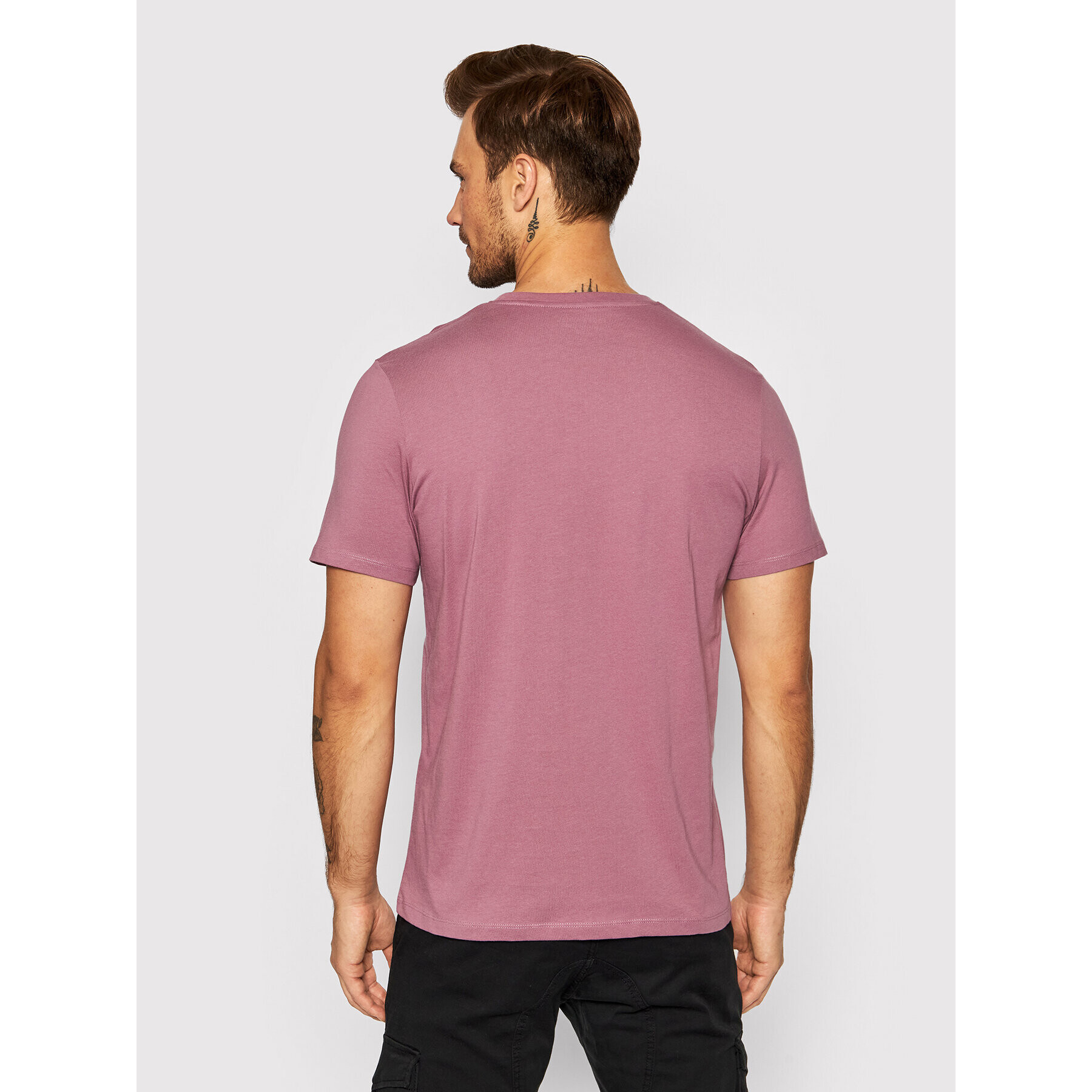 Jack&Jones T-Shirt Swirl 12193665 Růžová Regular Fit - Pepit.cz