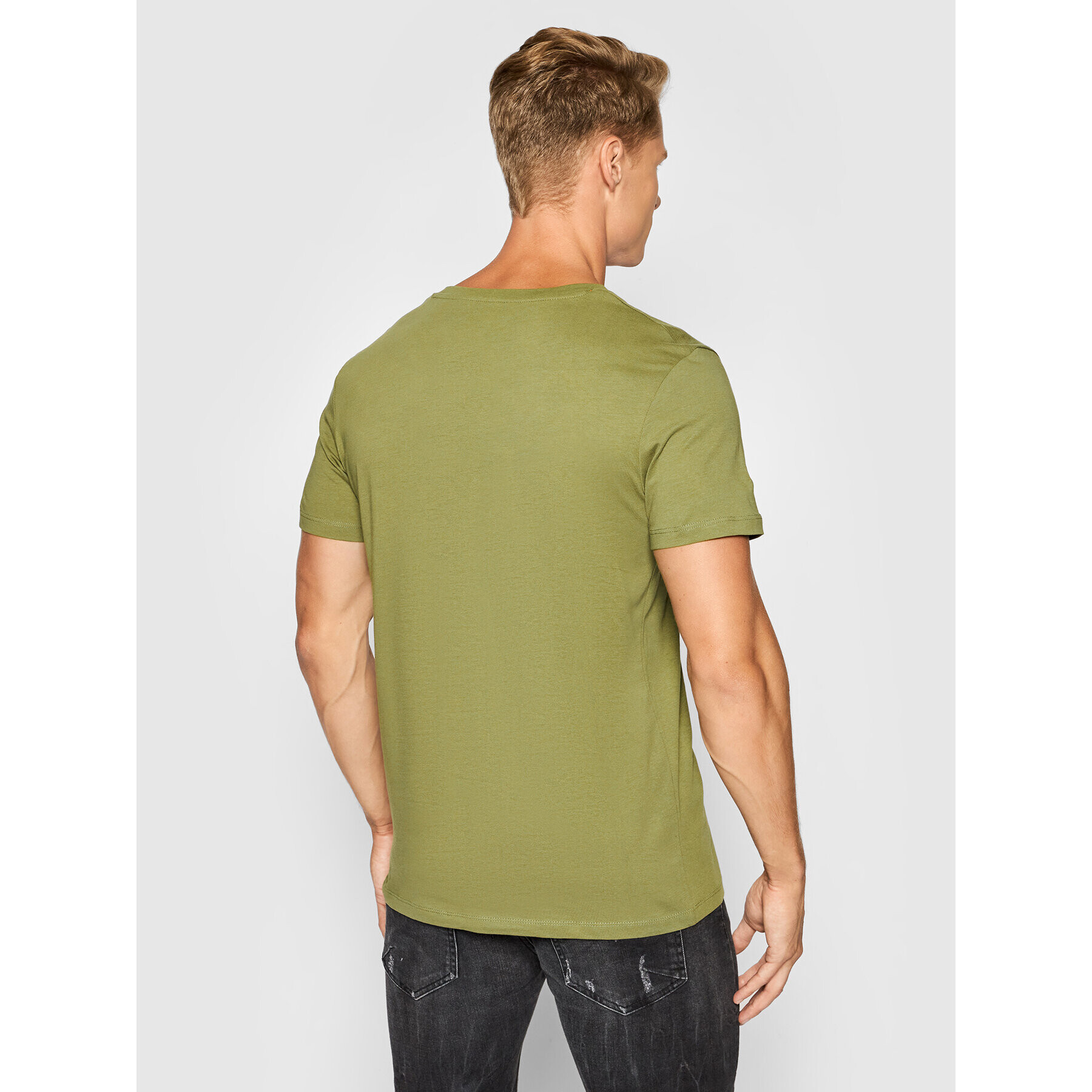 Jack&Jones T-Shirt Swirle 12195931 Zelená Standard Fit - Pepit.cz