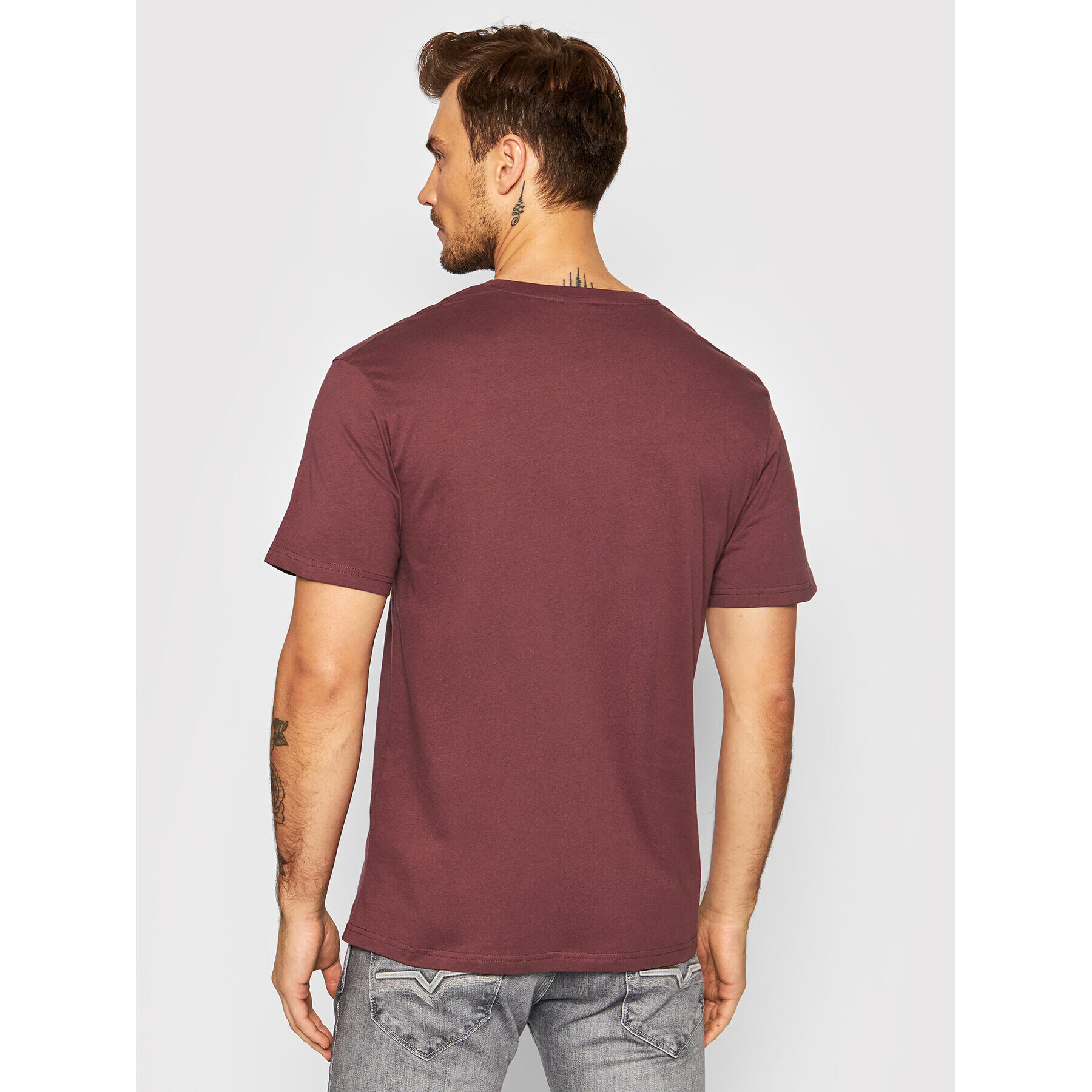 Jack&Jones T-Shirt Tape 12192775 Fialová Relaxed Fit - Pepit.cz