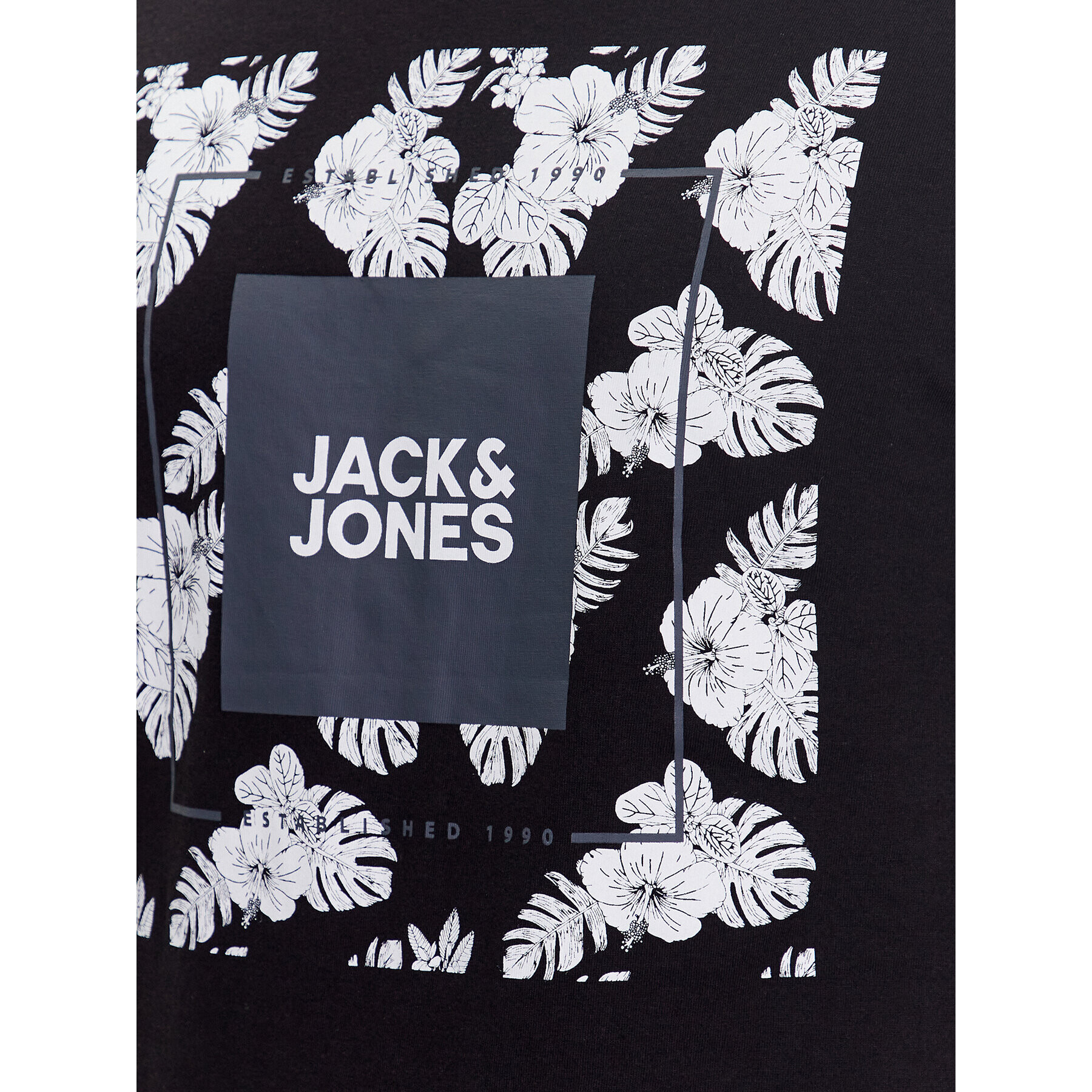 Jack&Jones T-Shirt Tropicana 12224165 Černá Regular Fit - Pepit.cz