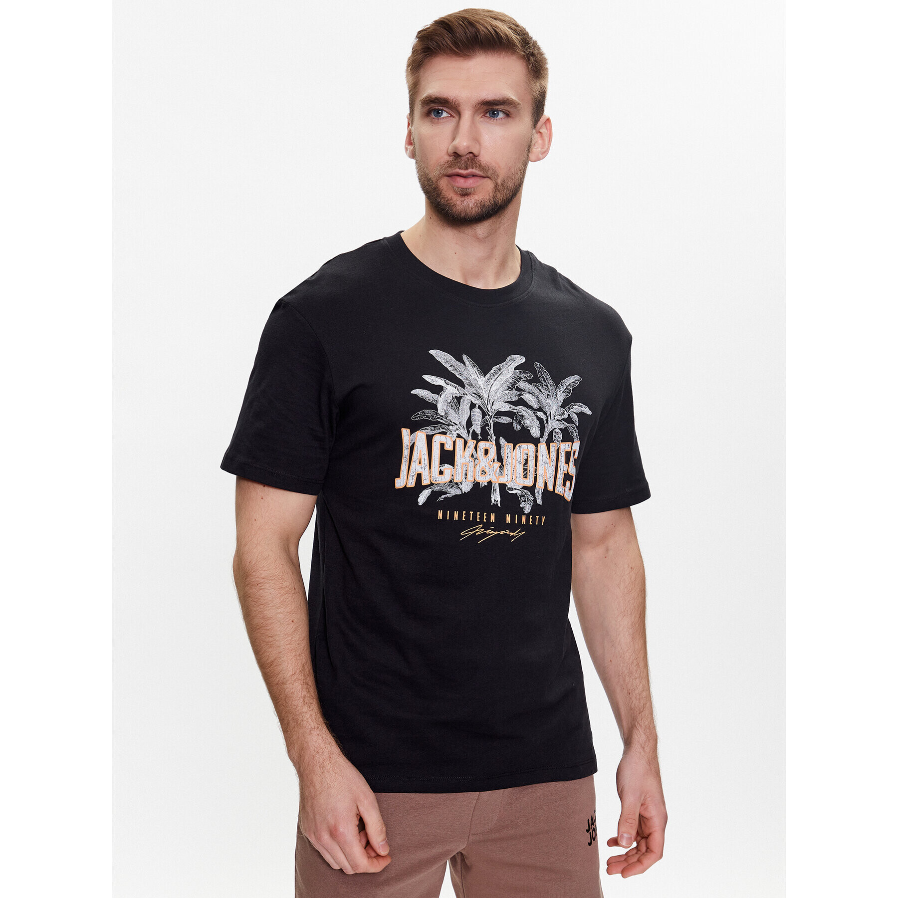 Jack&Jones T-Shirt Type 12235151 Černá Relaxed Fit - Pepit.cz