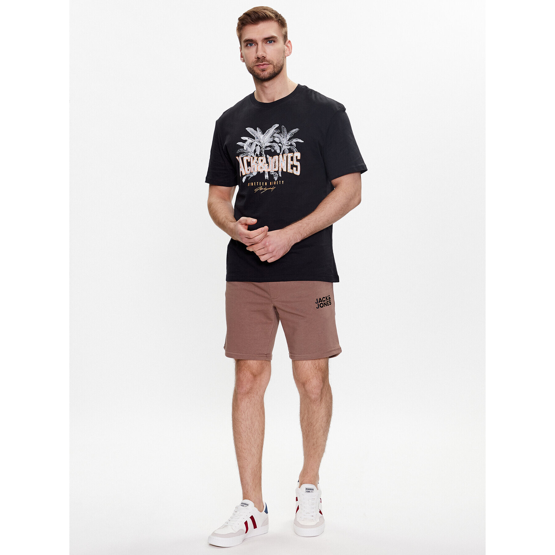 Jack&Jones T-Shirt Type 12235151 Černá Relaxed Fit - Pepit.cz