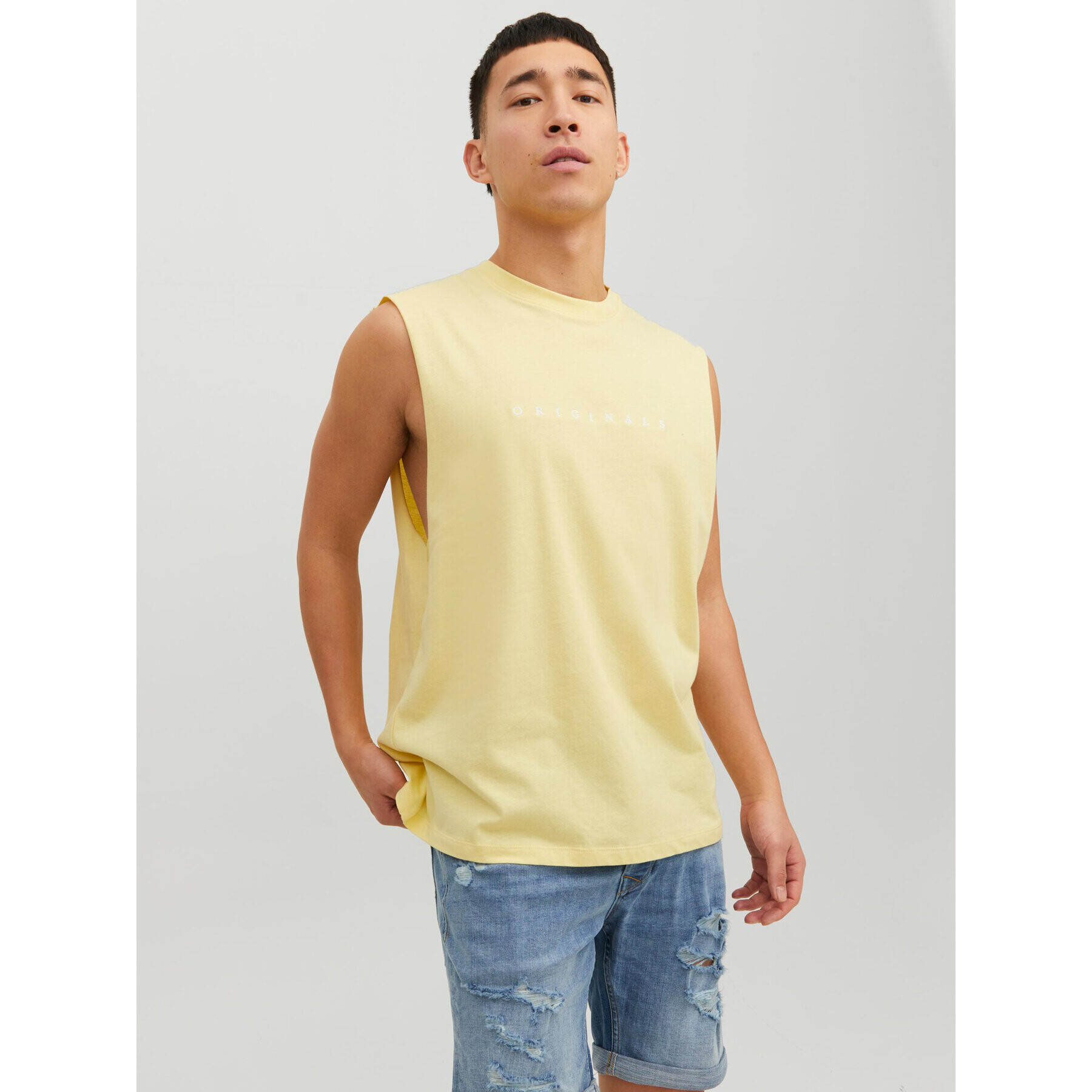 Jack&Jones Tank top 12210016 Žlutá Oversize - Pepit.cz