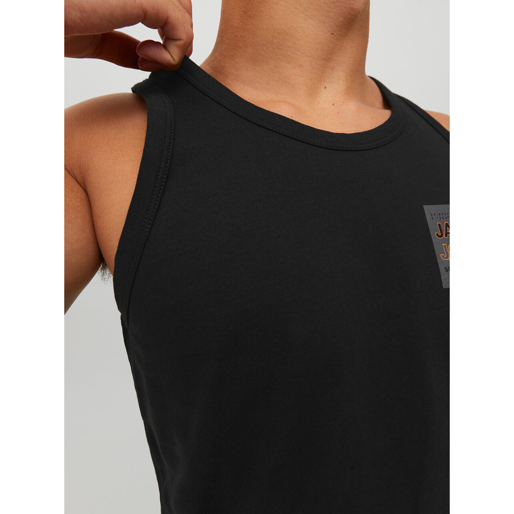 Jack&Jones Tank top Hunt 12228394 Černá Standard Fit - Pepit.cz