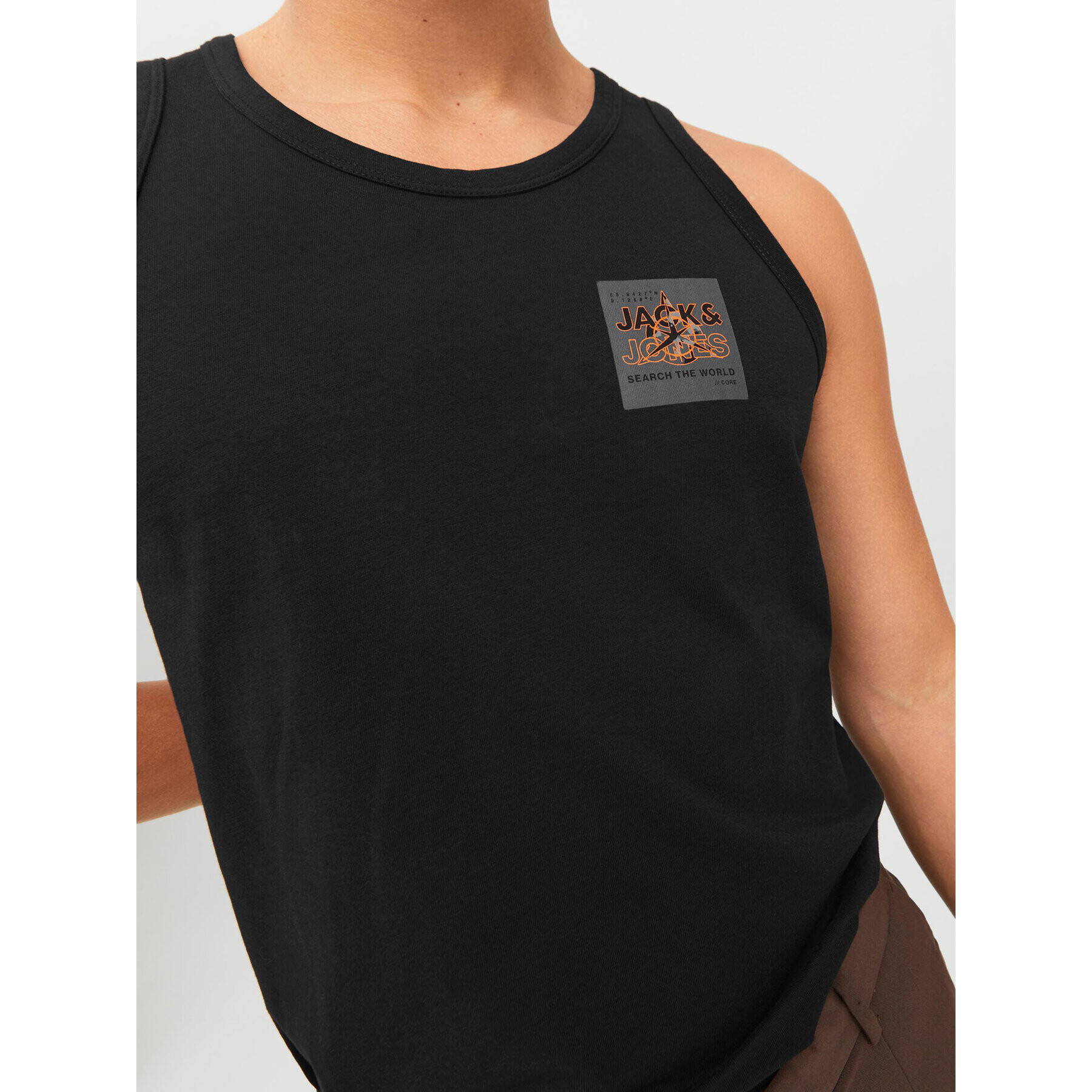 Jack&Jones Tank top Hunt 12228394 Černá Standard Fit - Pepit.cz