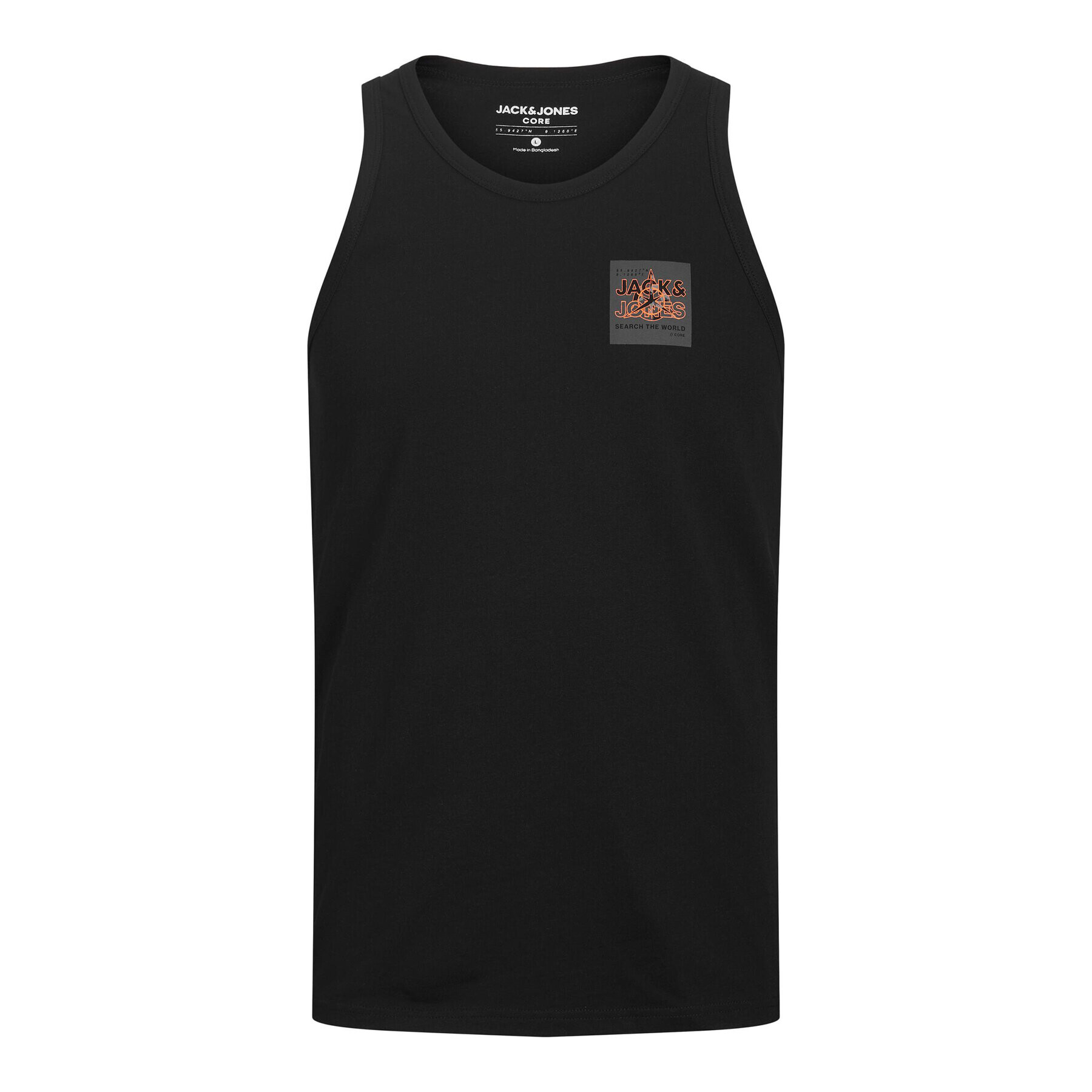 Jack&Jones Tank top Hunt 12228394 Černá Standard Fit - Pepit.cz