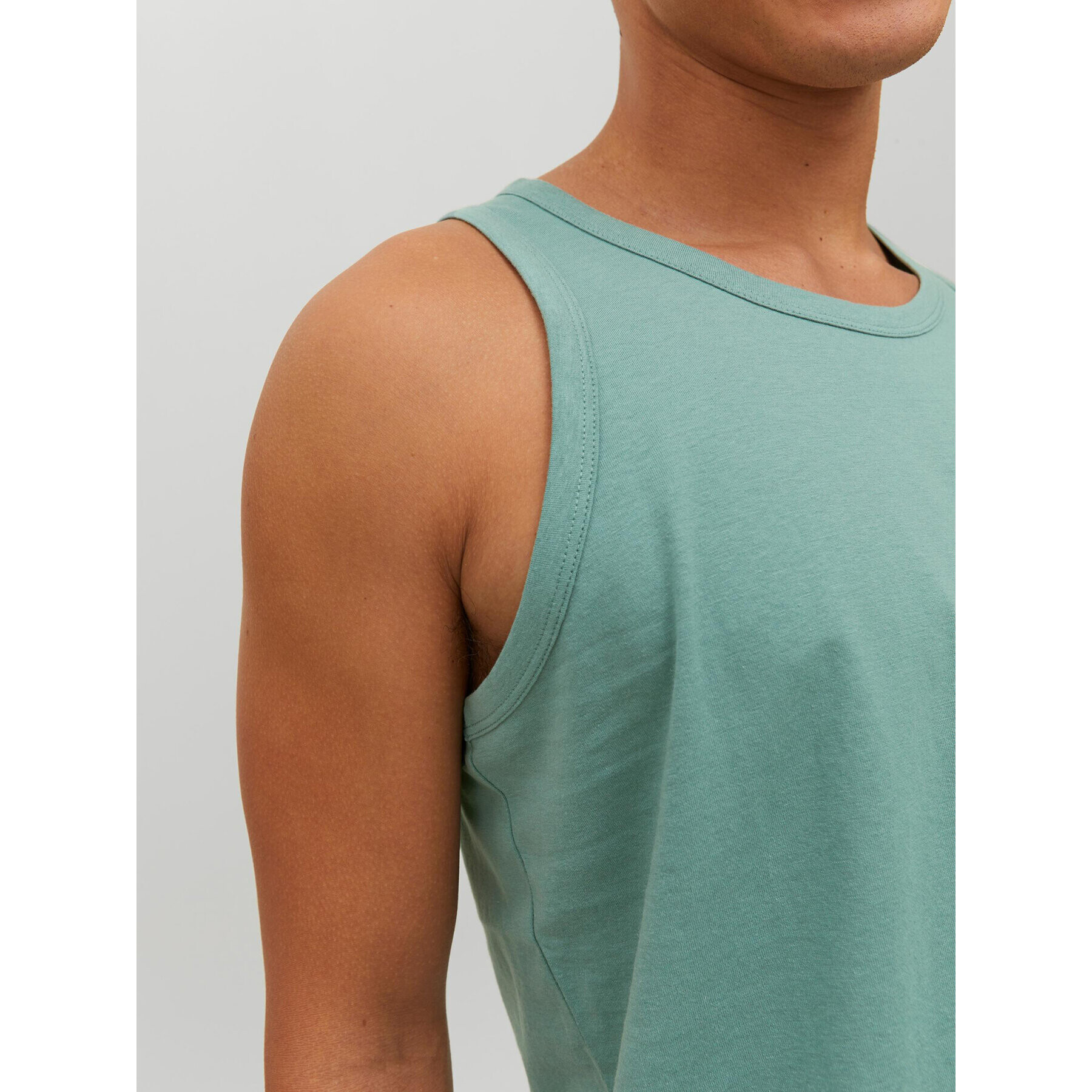 Jack&Jones Tank top Hunt 12228394 Zelená Standard Fit - Pepit.cz