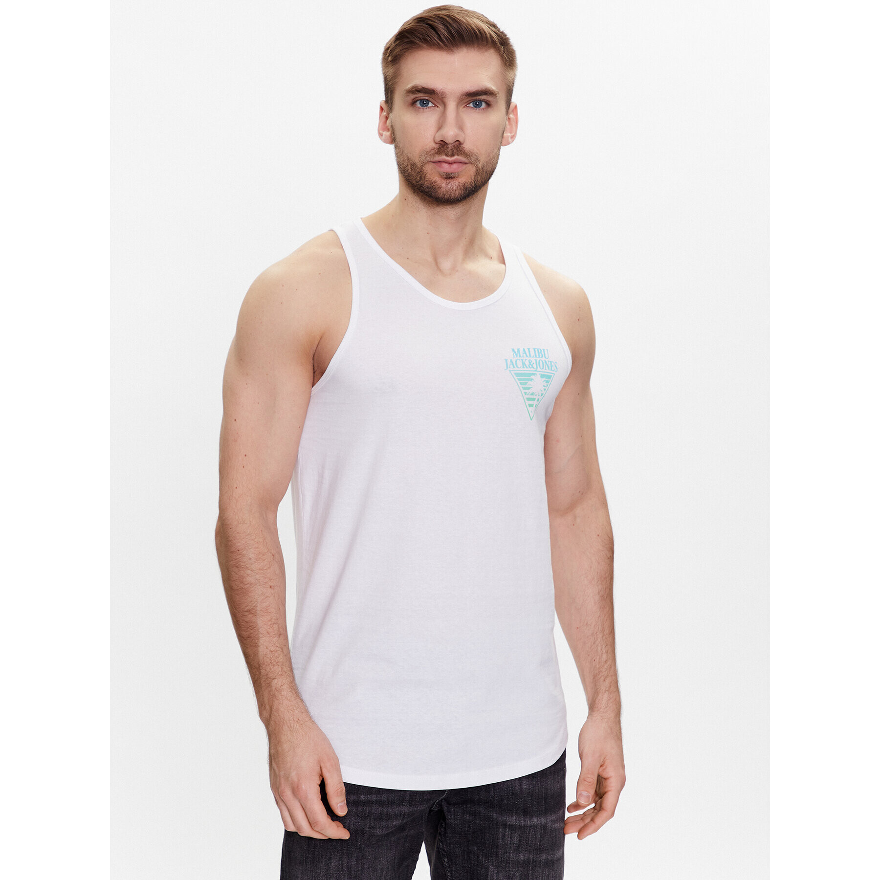 Jack&Jones Tank top 12234269 Bílá Standard Fit - Pepit.cz