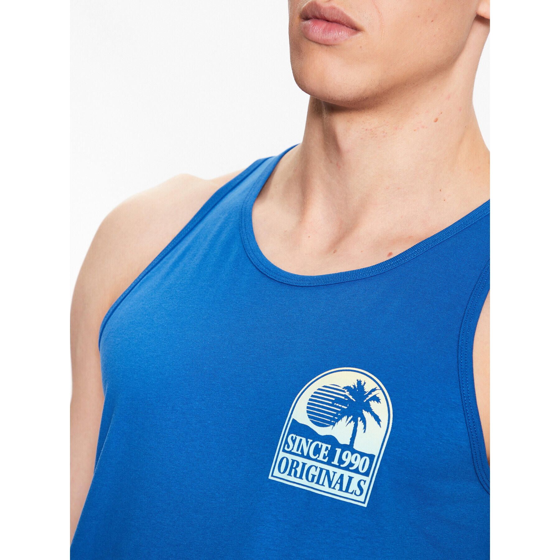 Jack&Jones Tank top 12234269 Modrá Standard Fit - Pepit.cz