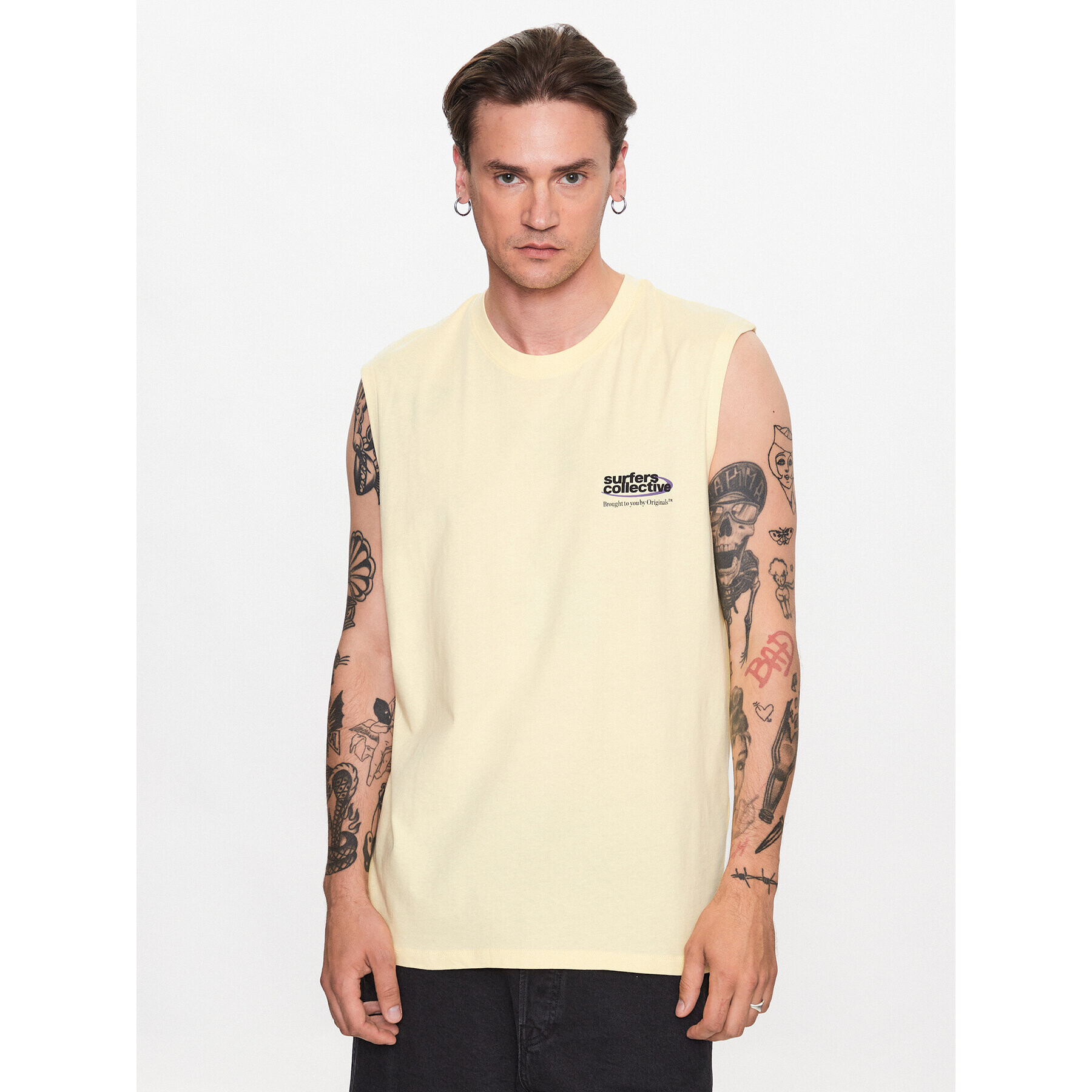 Jack&Jones Tank top Brink 12234813 Žlutá Loose Fit - Pepit.cz