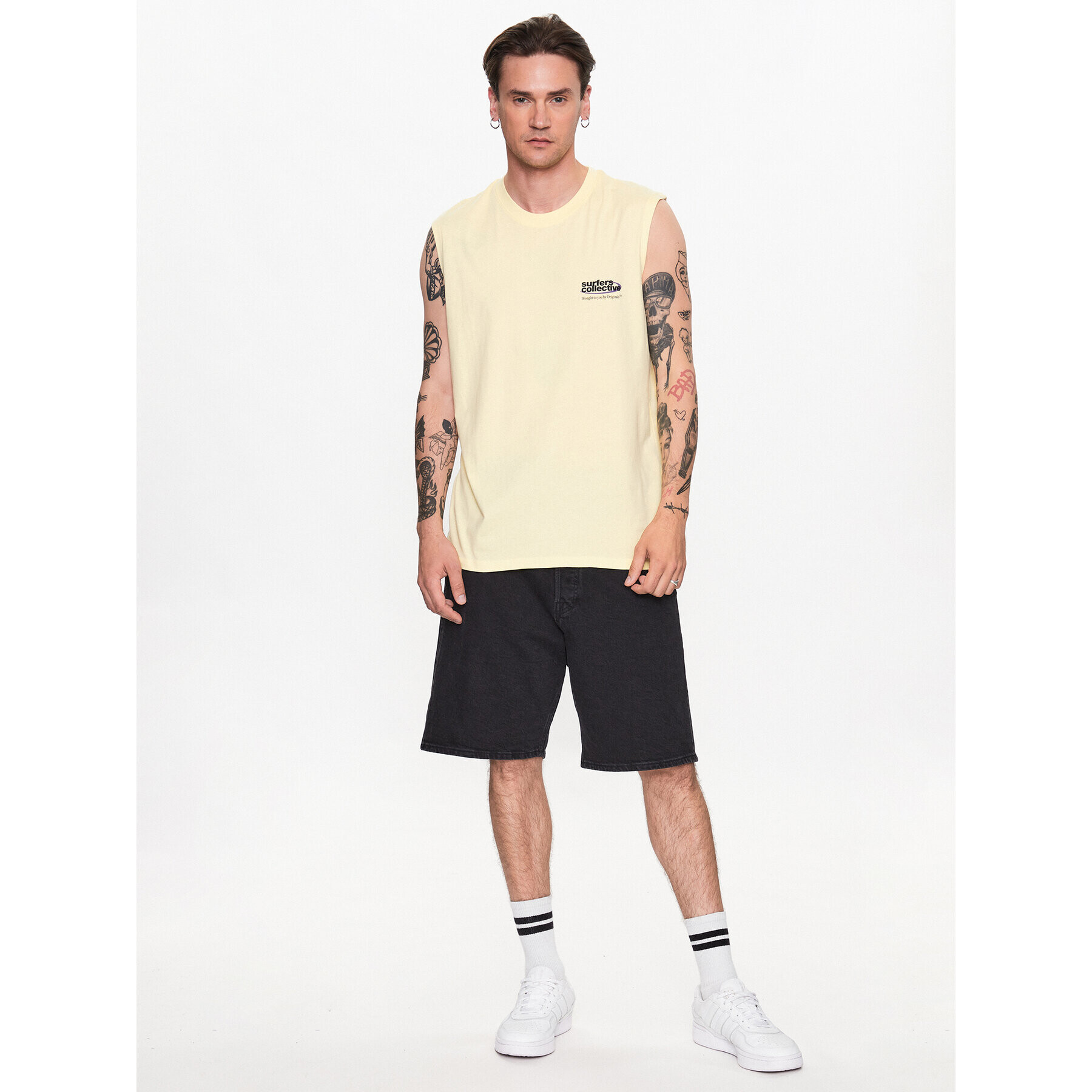 Jack&Jones Tank top Brink 12234813 Žlutá Loose Fit - Pepit.cz