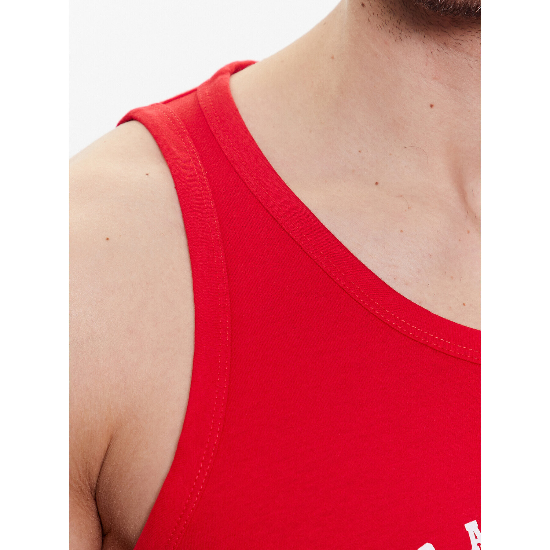 Jack&Jones Tank top Andy 12222337 Červená Regular Fit - Pepit.cz