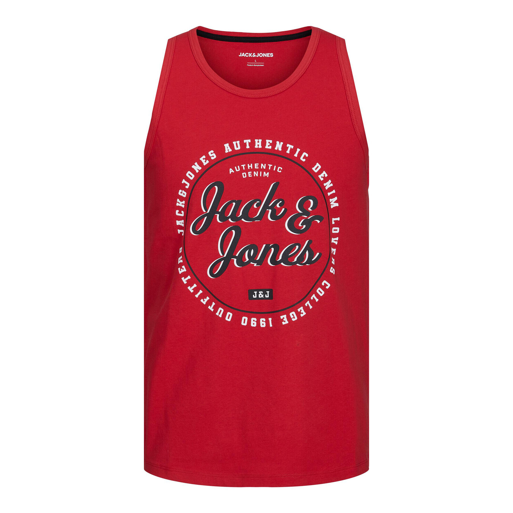 Jack&Jones Tank top Andy 12222337 Červená Regular Fit - Pepit.cz