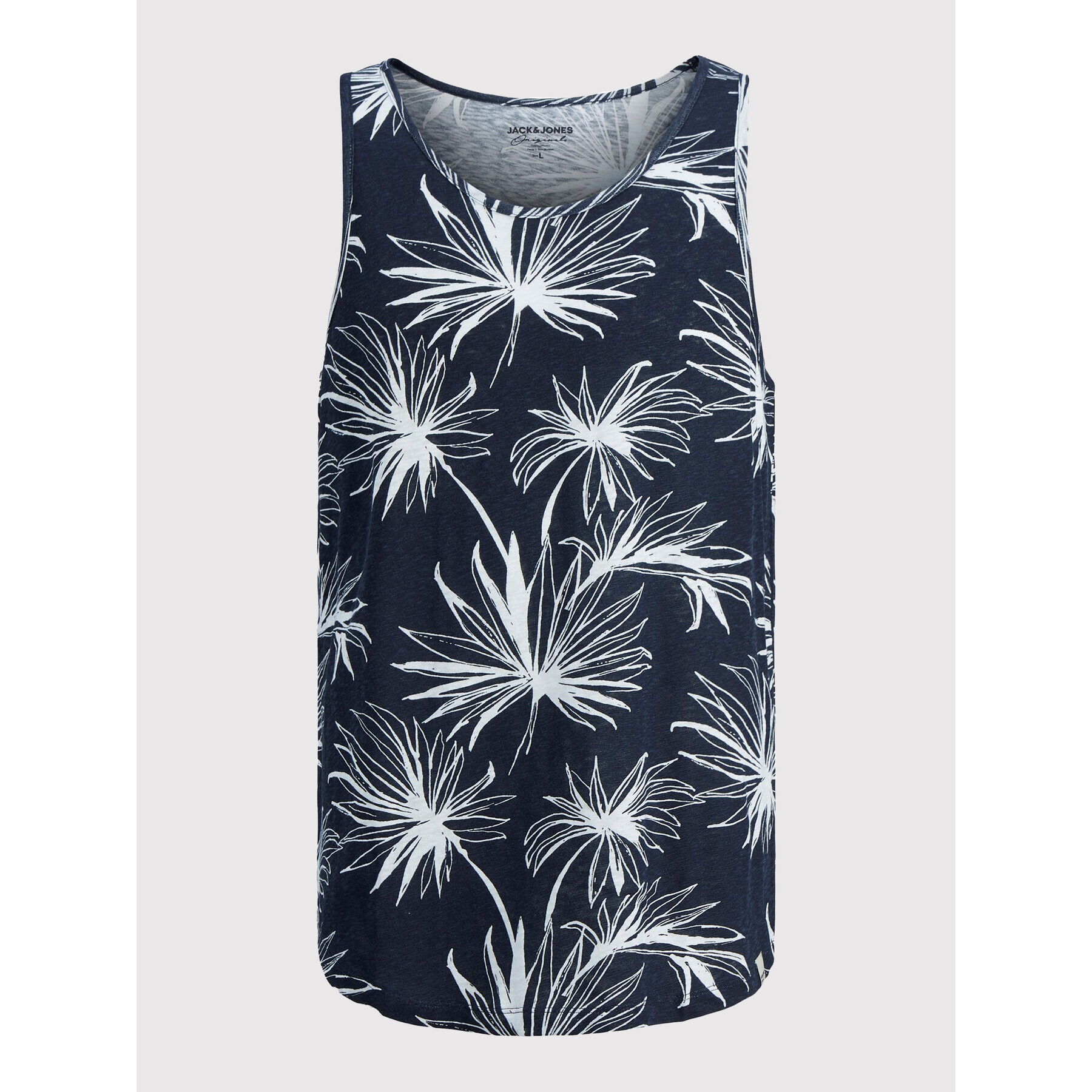 Jack&Jones Tank top Breezy 12209638 Tmavomodrá Regular Fit - Pepit.cz