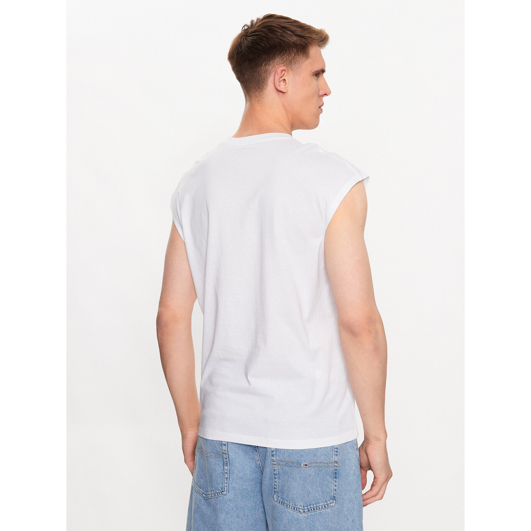 Jack&Jones Tank top Brink 12210055 Bílá Loose Fit - Pepit.cz