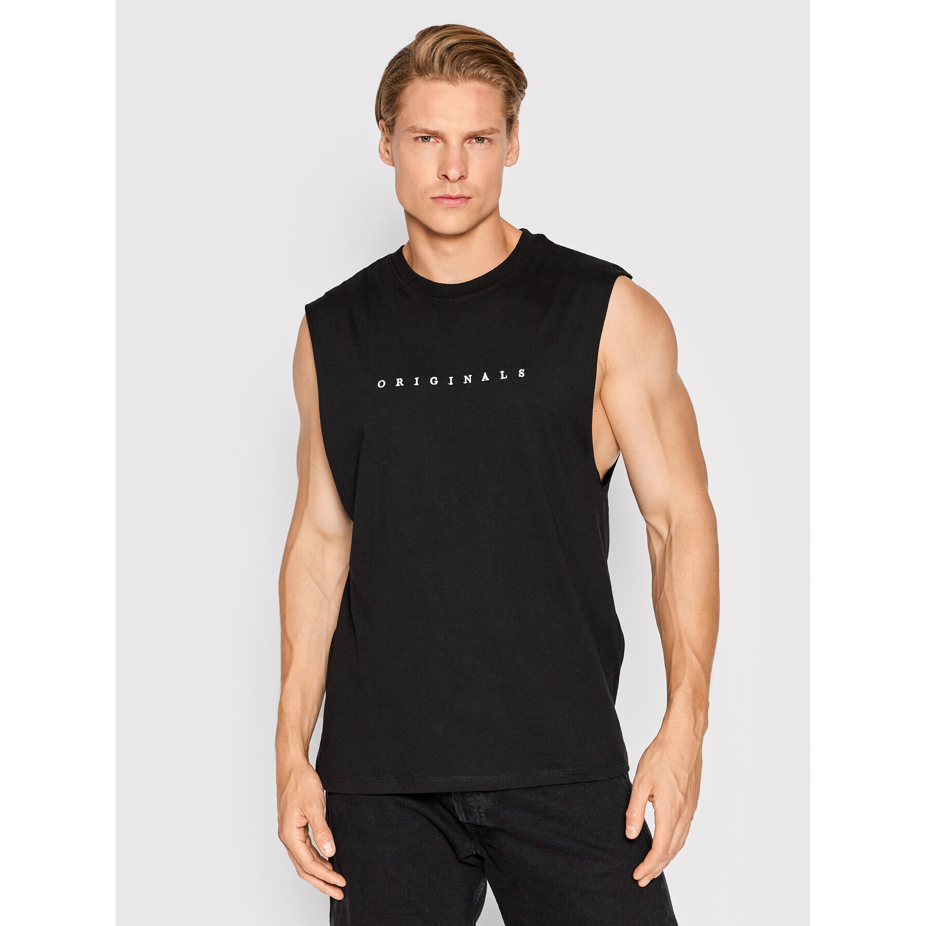 Jack&Jones Tank top Copenhagen 12210016 Černá Regular Fit - Pepit.cz