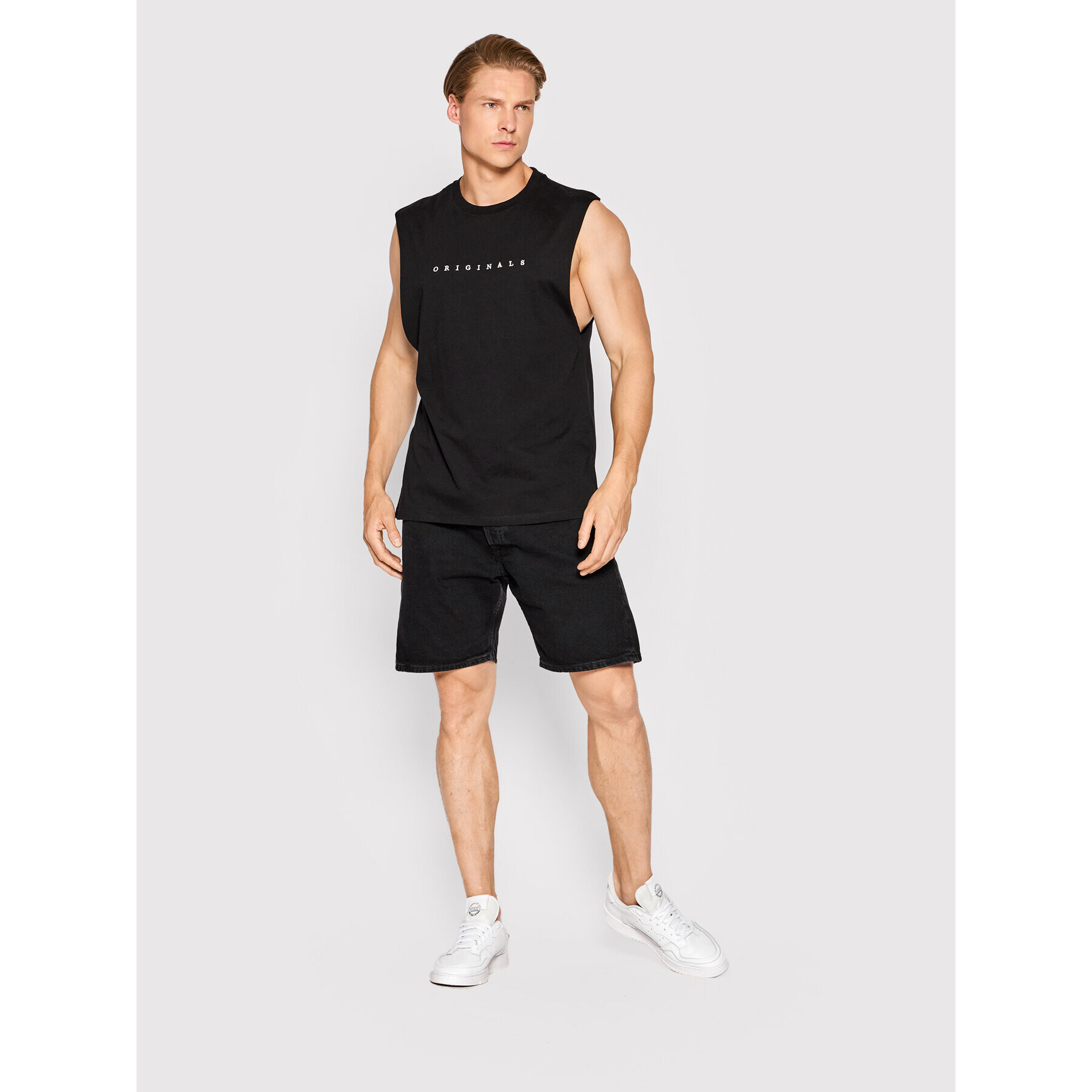 Jack&Jones Tank top Copenhagen 12210016 Černá Regular Fit - Pepit.cz