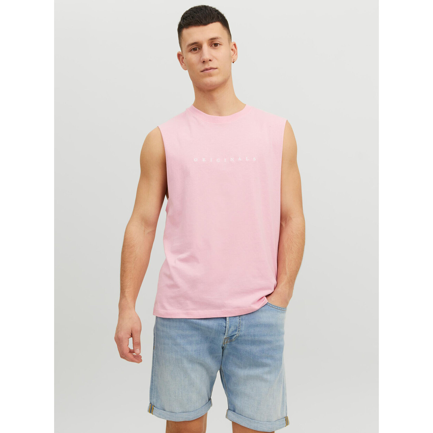 Jack&Jones Tank top Copenhagen 12210016 Růžová Oversize - Pepit.cz