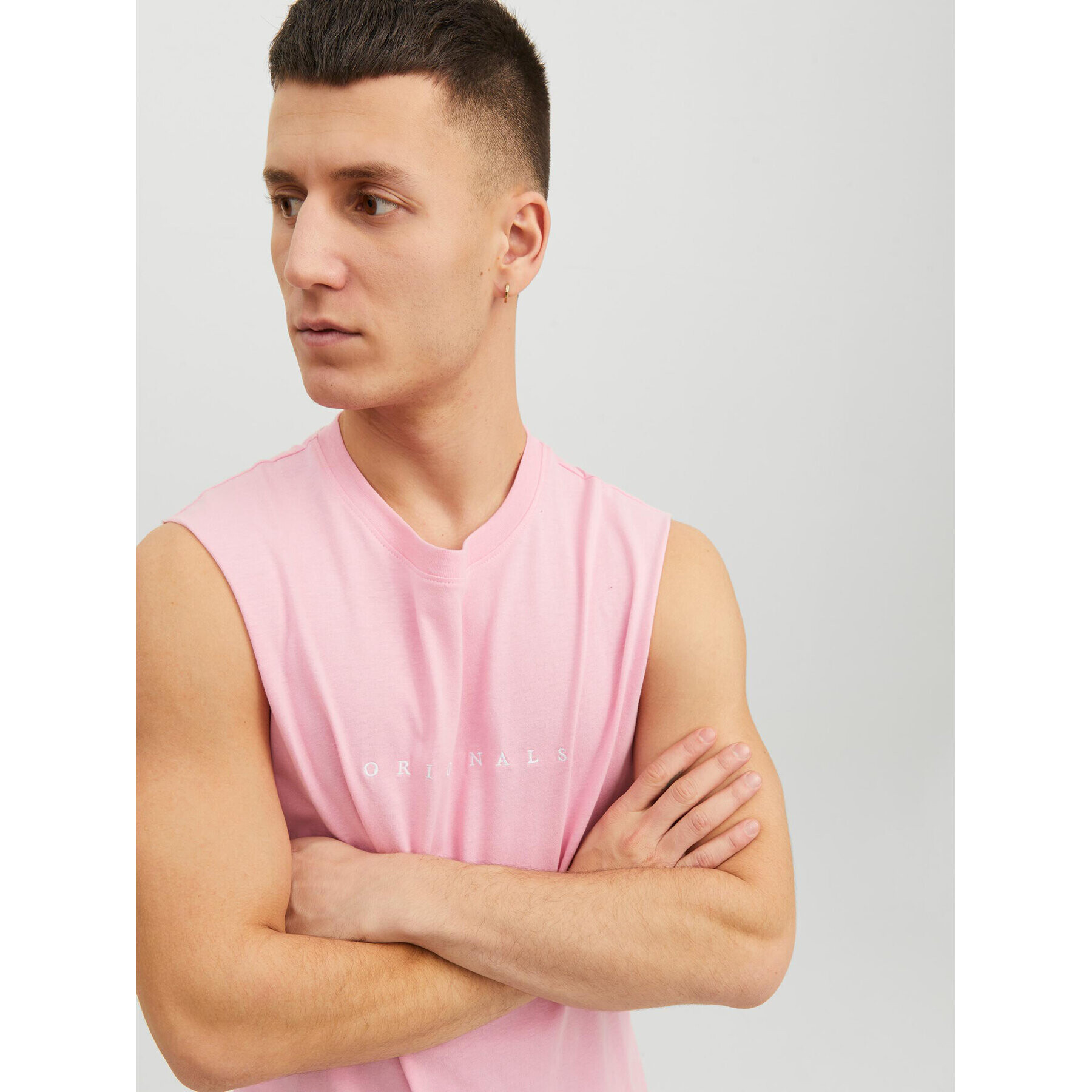 Jack&Jones Tank top Copenhagen 12210016 Růžová Oversize - Pepit.cz