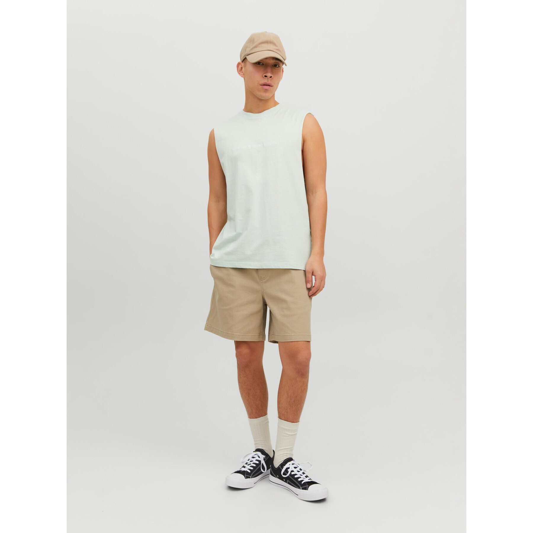 Jack&Jones Tank top Copenhagen 12210016 Zelená Oversize - Pepit.cz