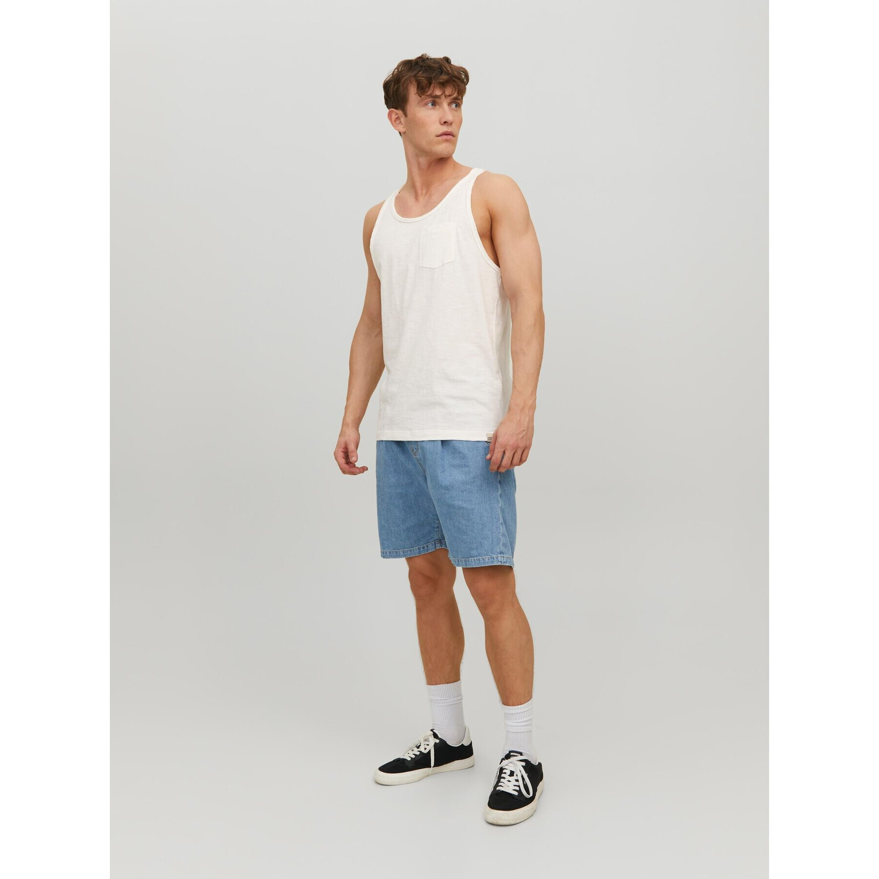 Jack&Jones Tank top Crayon 12232071 Bílá Regular Fit - Pepit.cz