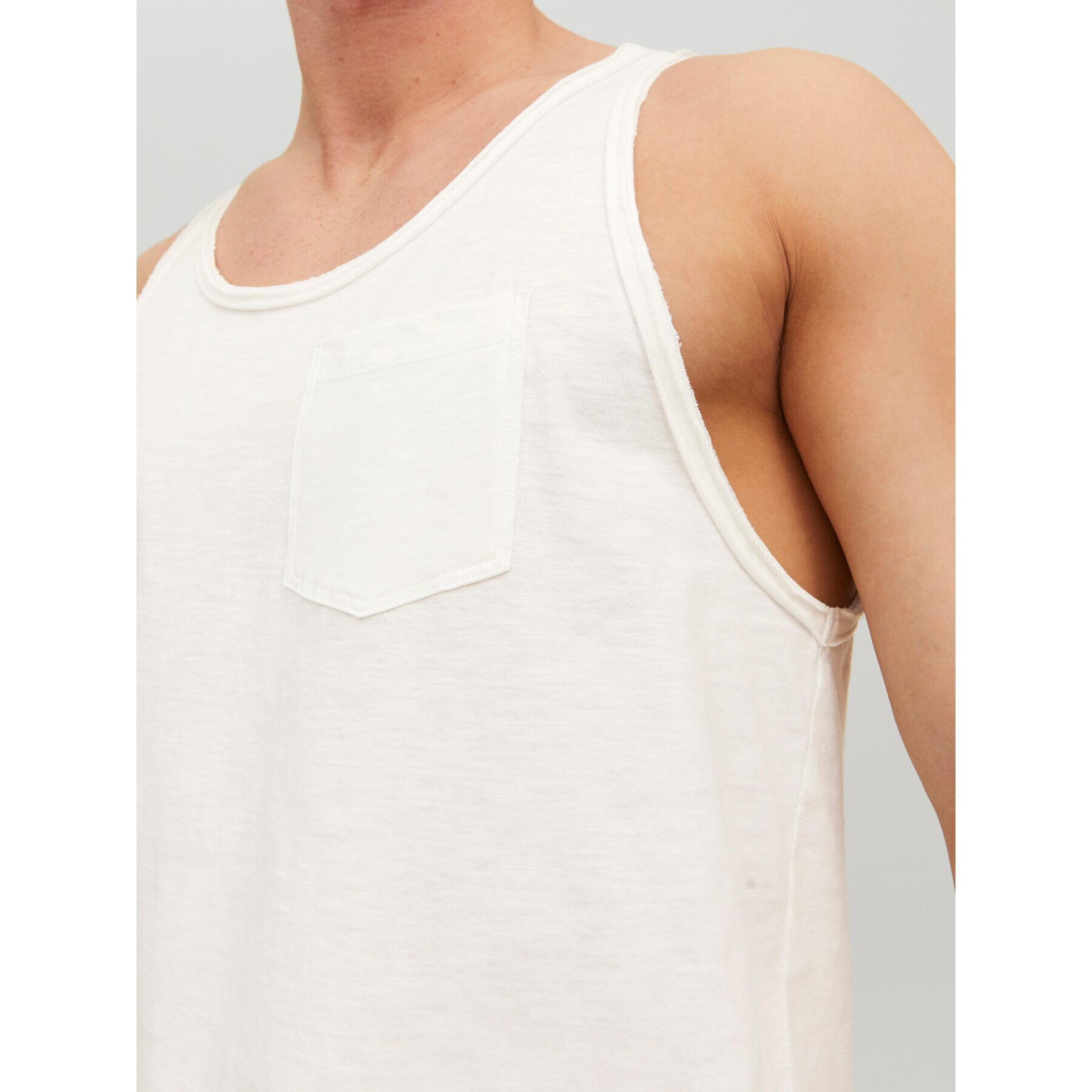 Jack&Jones Tank top Crayon 12232071 Bílá Regular Fit - Pepit.cz