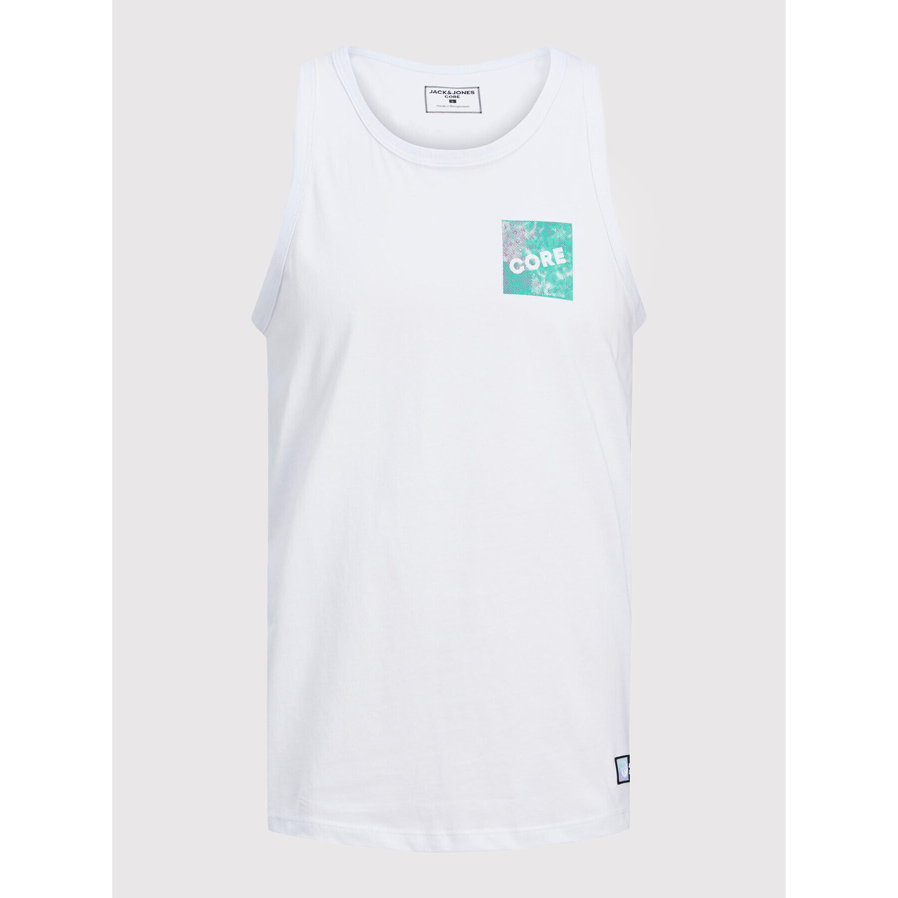 Jack&Jones Tank top Nights 12210316 Bílá Regular Fit - Pepit.cz