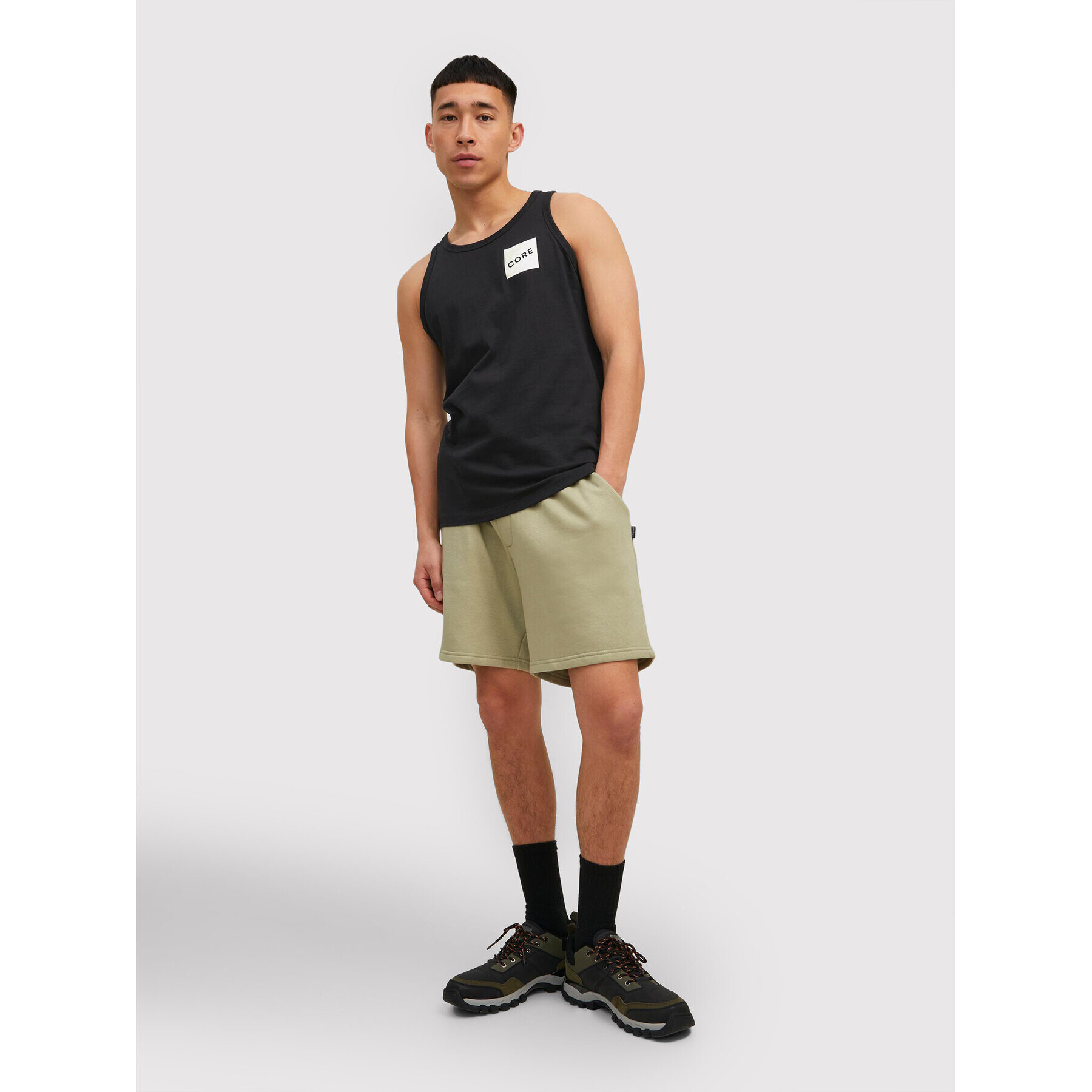 Jack&Jones Tank top Nights 12210316 Černá Regular Fit - Pepit.cz