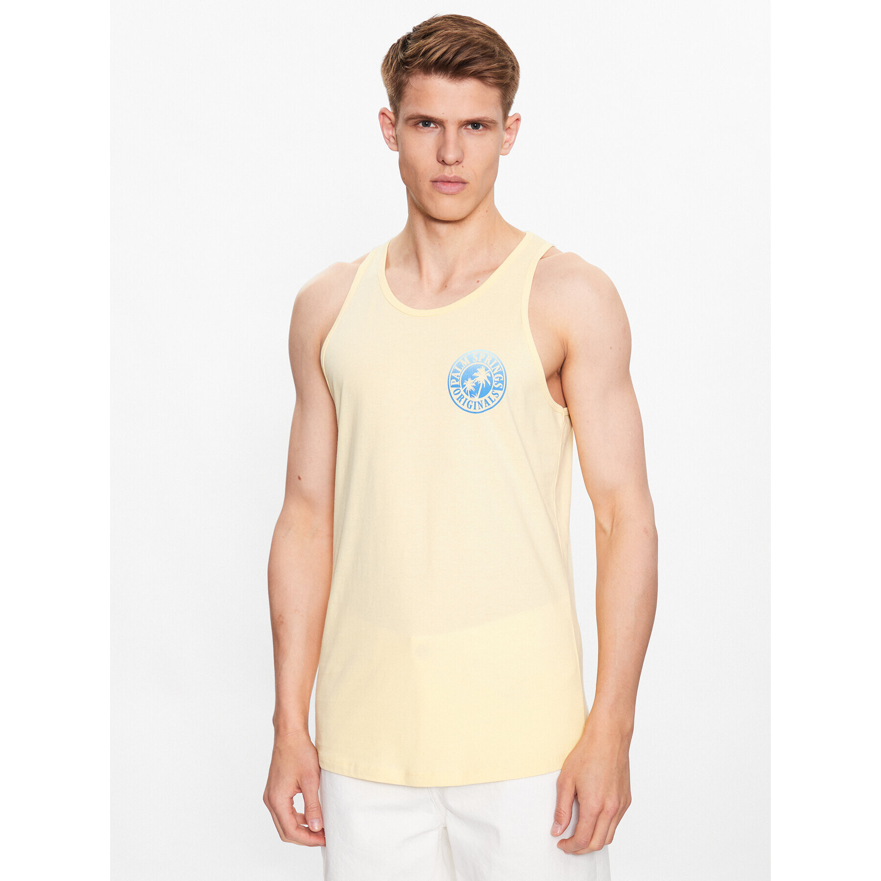 Jack&Jones Tank top Palma 12234269 Žlutá Standard Fit - Pepit.cz