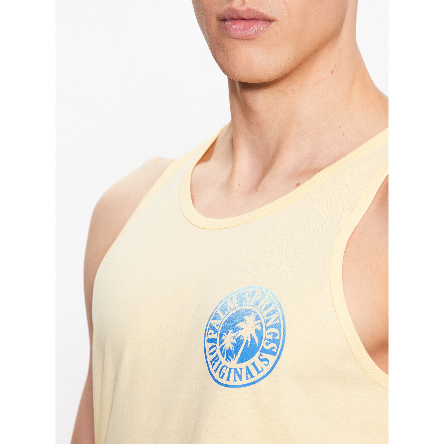 Jack&Jones Tank top Palma 12234269 Žlutá Standard Fit - Pepit.cz