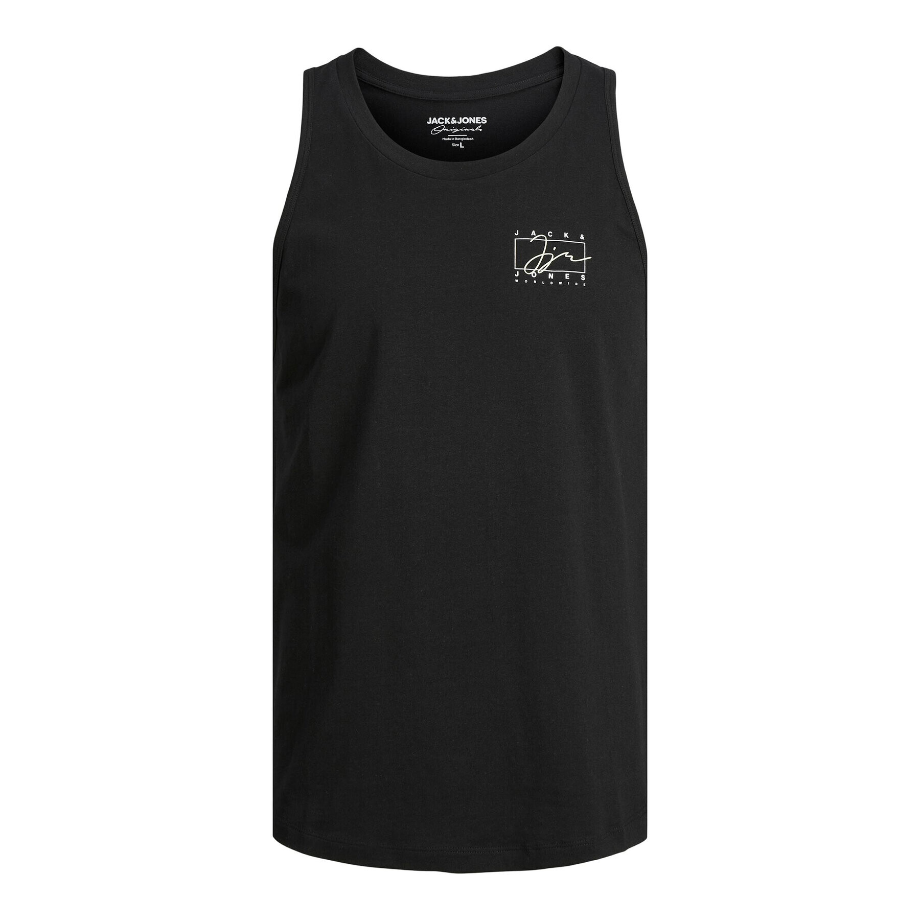 Jack&Jones Tank top Splash 12235520 Černá Standard Fit - Pepit.cz