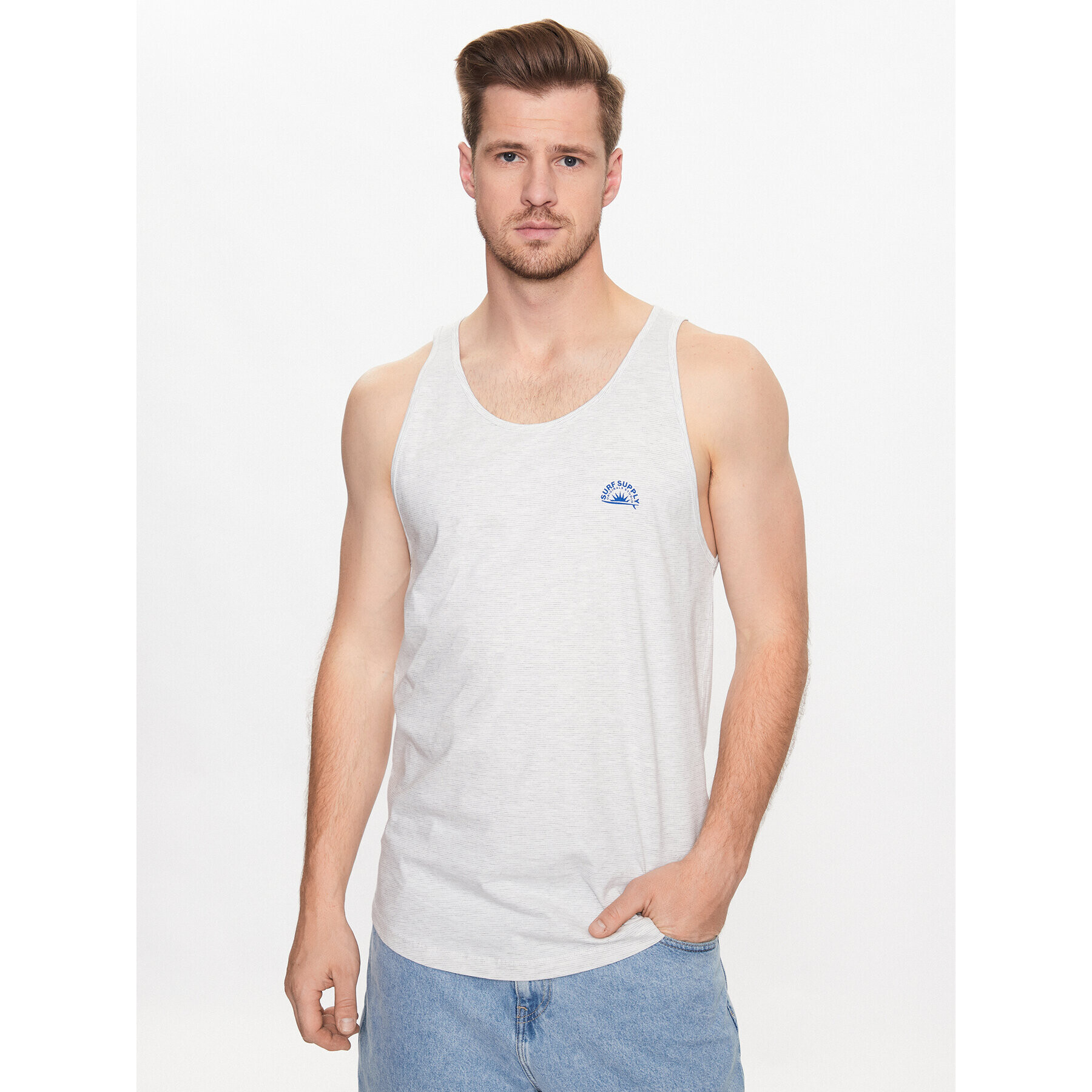 Jack&Jones Tank top Tulum 12234252 Bílá Standard Fit - Pepit.cz