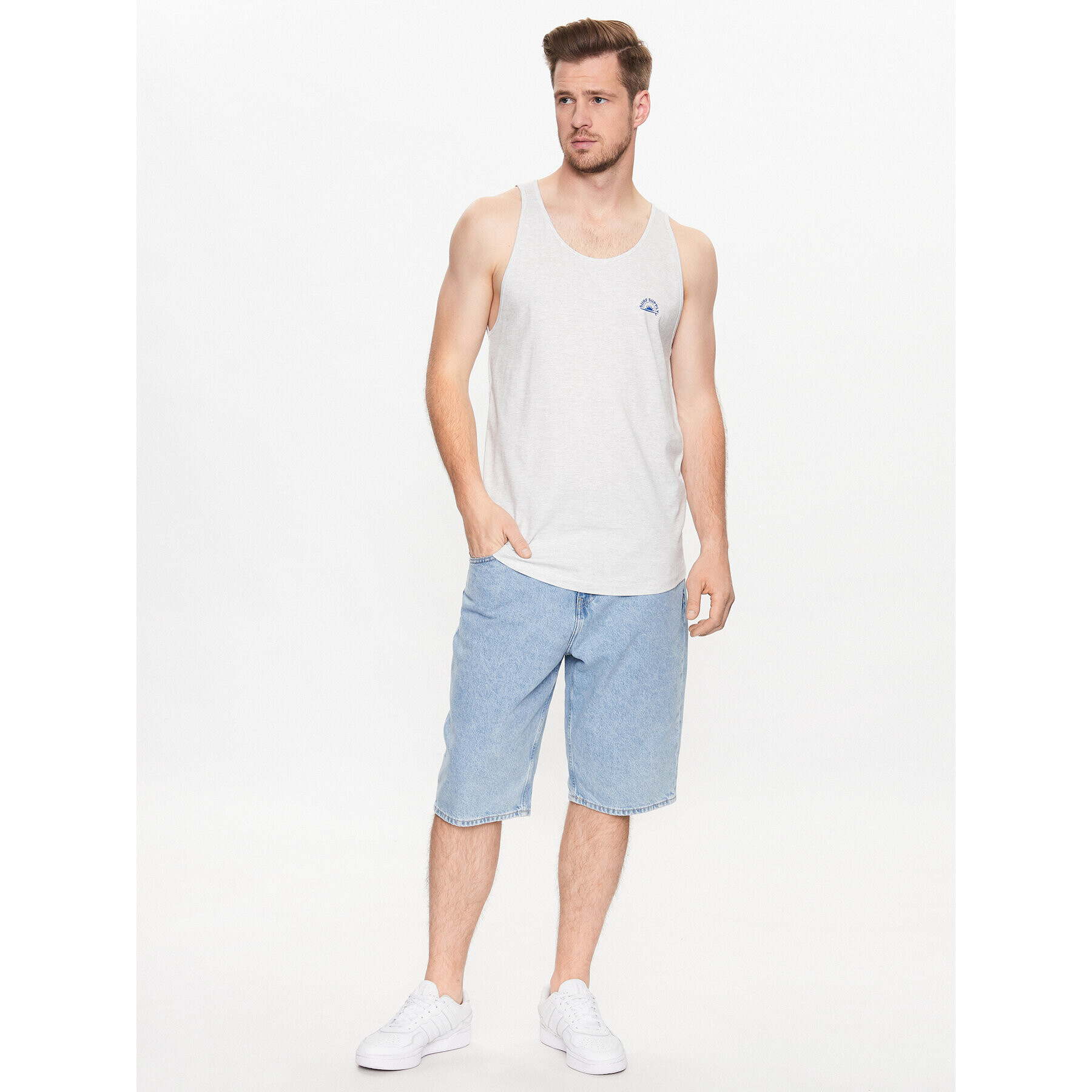 Jack&Jones Tank top Tulum 12234252 Bílá Standard Fit - Pepit.cz