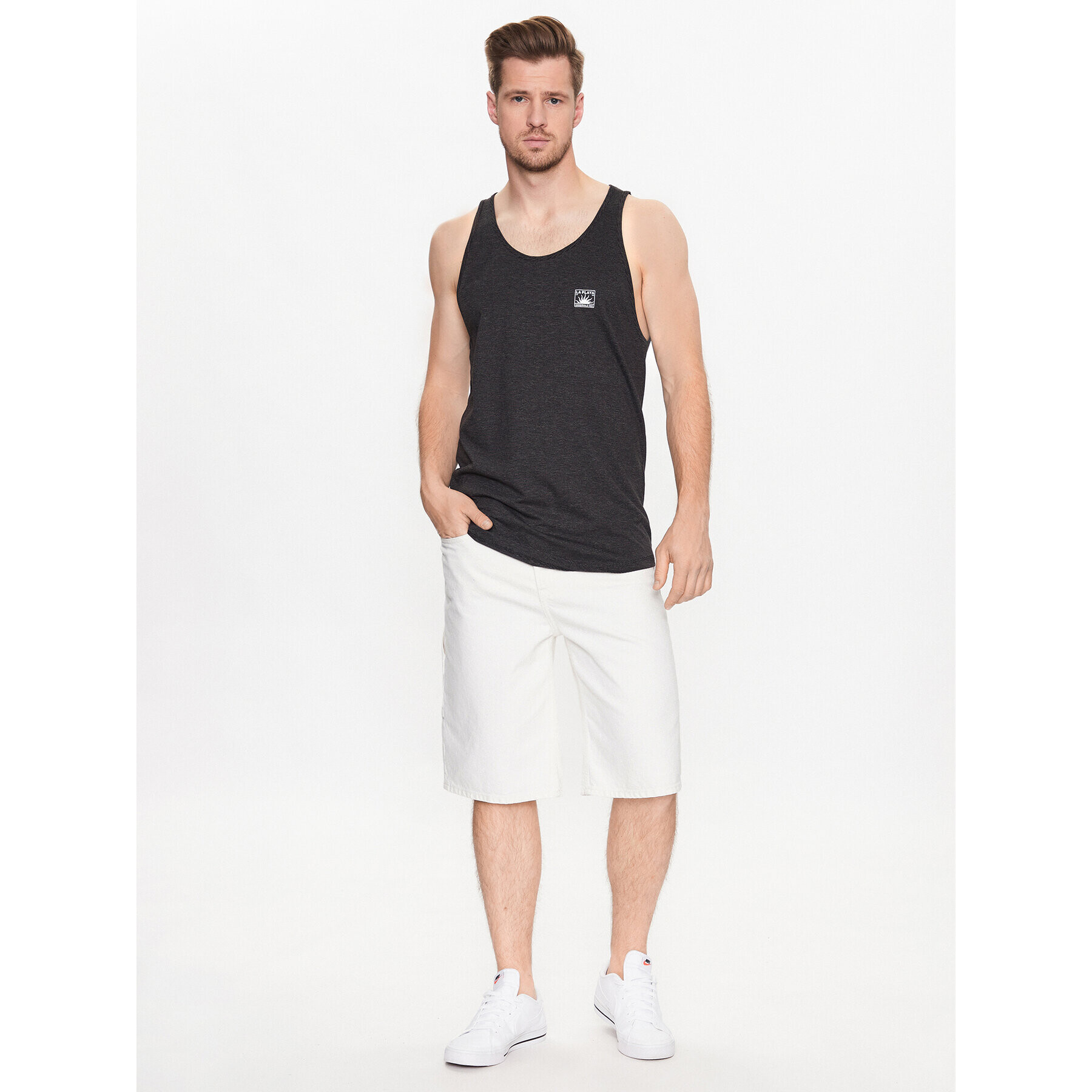 Jack&Jones Tank top Tulum 12234252 Černá Standard Fit - Pepit.cz