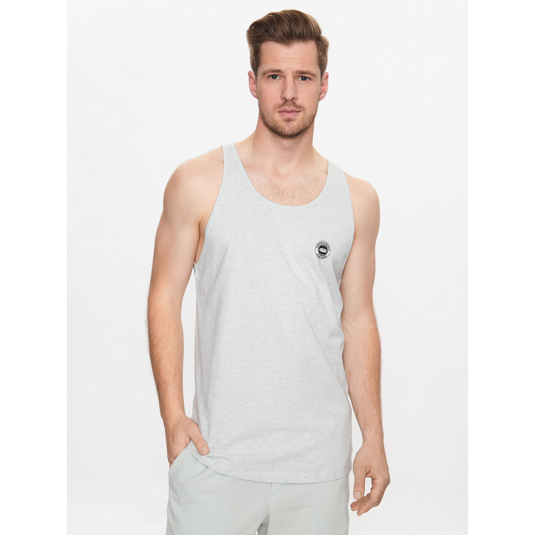 Jack&Jones Tank top Tulum 12234252 Šedá Standard Fit - Pepit.cz