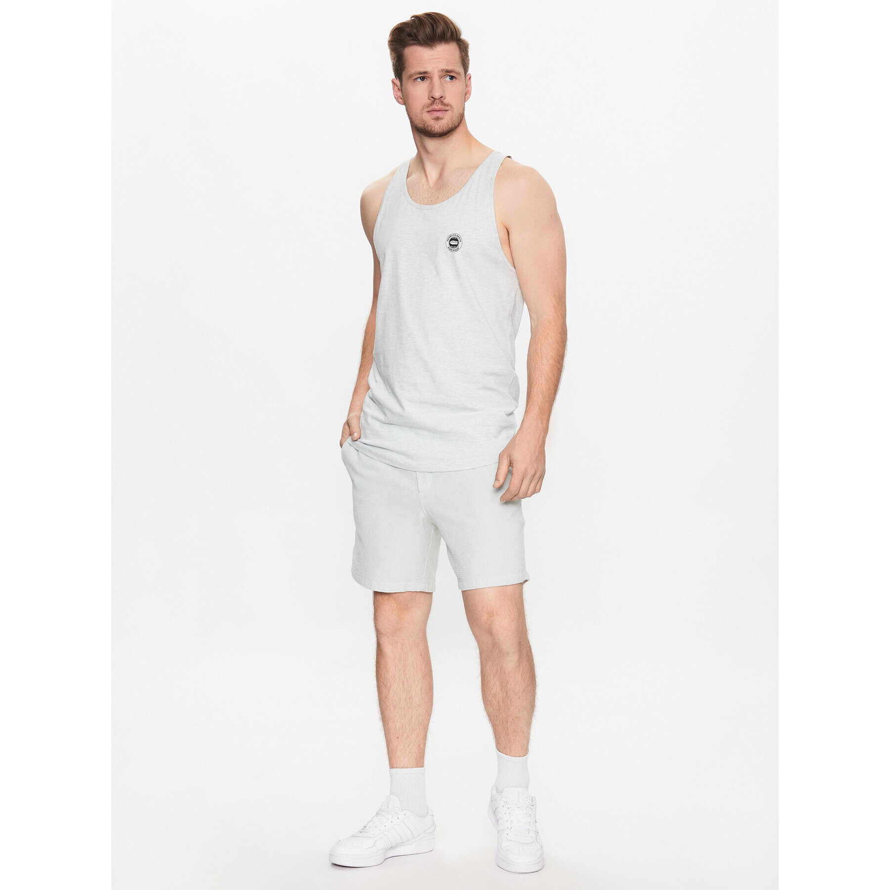 Jack&Jones Tank top Tulum 12234252 Šedá Standard Fit - Pepit.cz