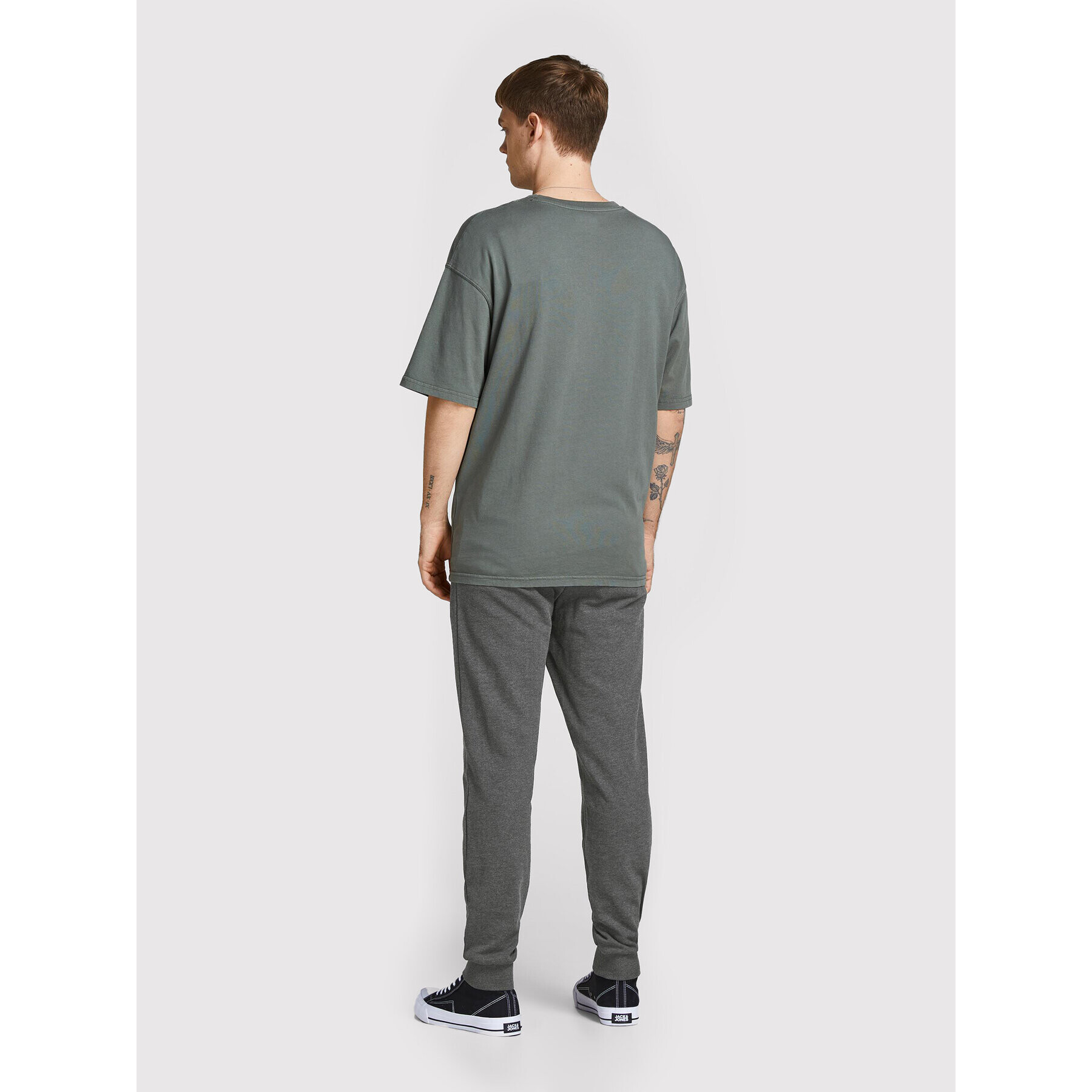 Jack&Jones Teplákové kalhoty Gordon 12165322 Šedá Regular Fit - Pepit.cz