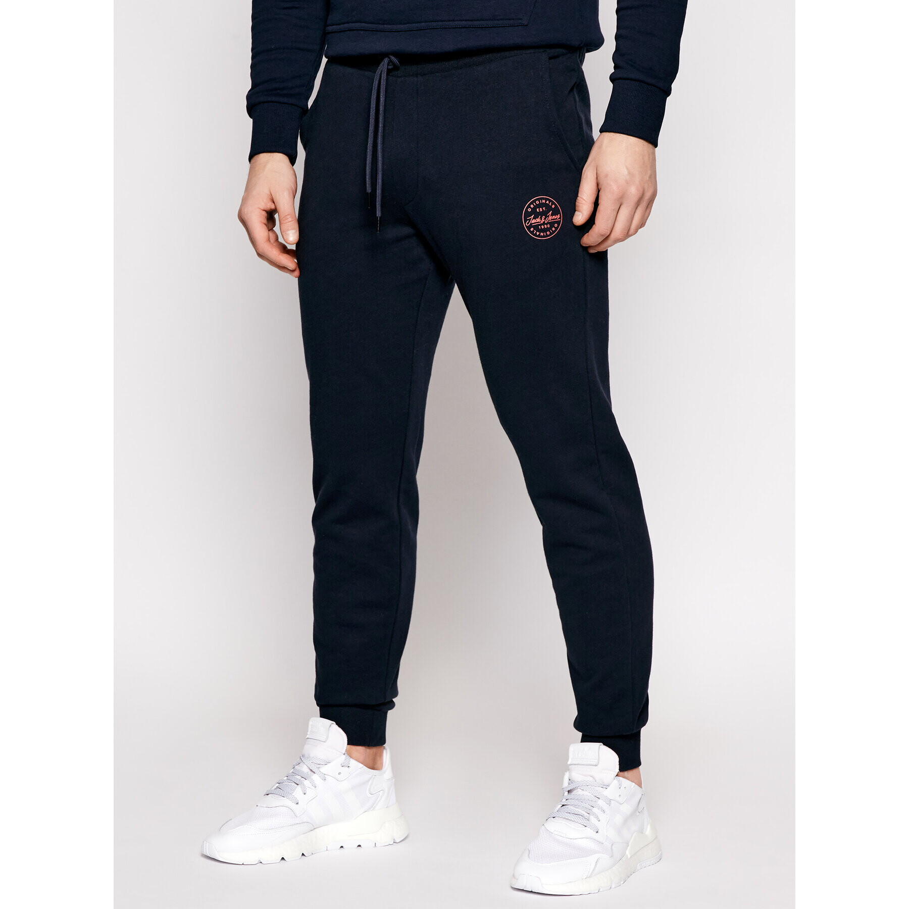 Jack&Jones Teplákové kalhoty Gordon 12165322 Tmavomodrá Regular Fit - Pepit.cz