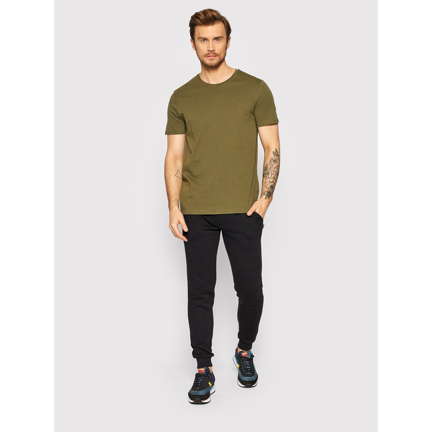 Jack&Jones Teplákové kalhoty Gordon 12195726 Černá Regular Fit - Pepit.cz