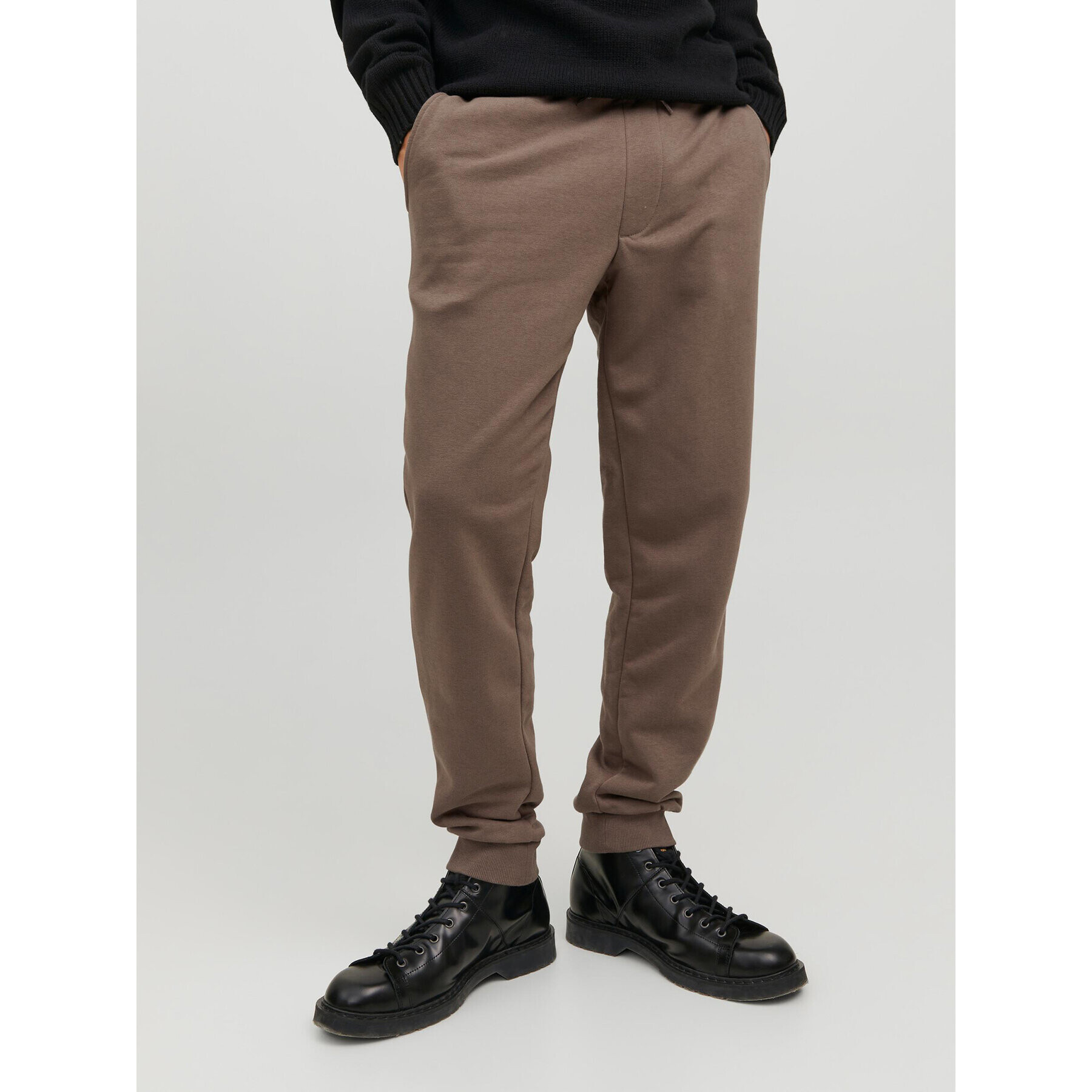 Jack&Jones Teplákové kalhoty Gordon 12195726 Hnědá Regular Fit - Pepit.cz