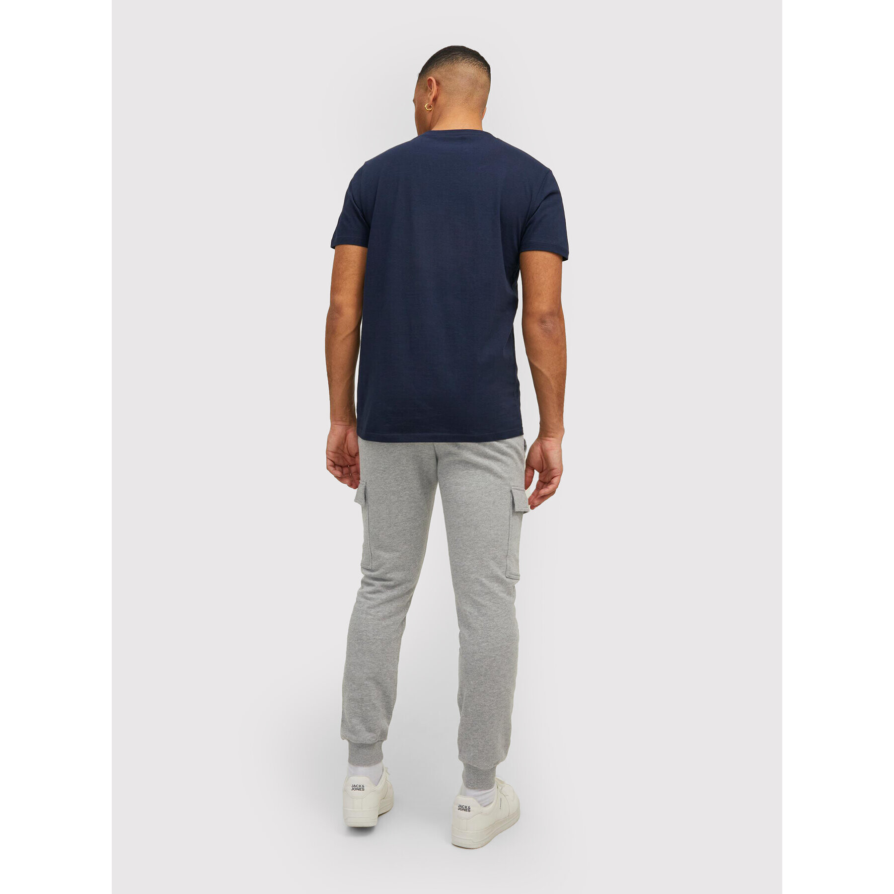 Jack&Jones Teplákové kalhoty Gordon 12212170 Šedá Regular Fit - Pepit.cz