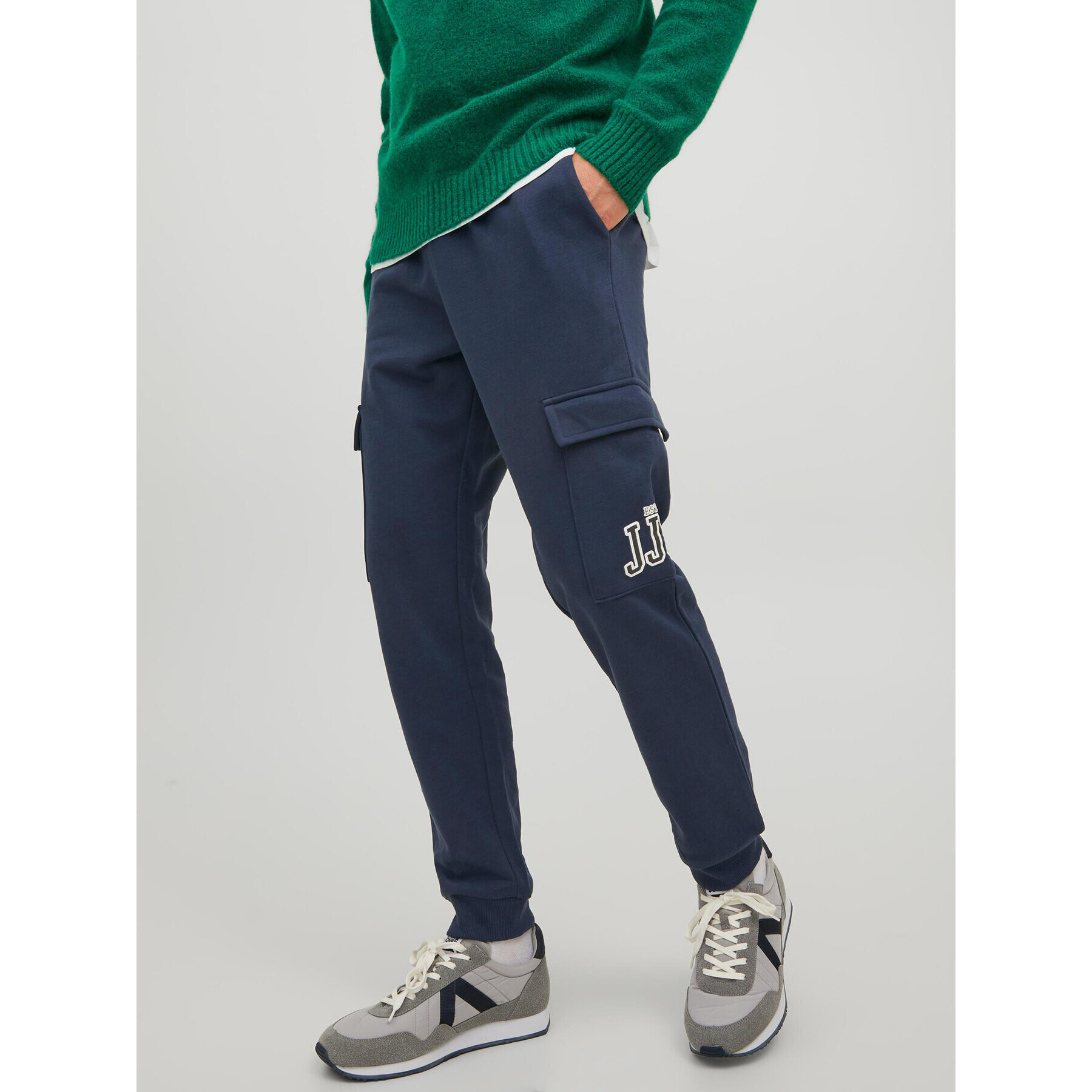 Jack&Jones Teplákové kalhoty Gordon 12212524 Tmavomodrá Regular Fit - Pepit.cz